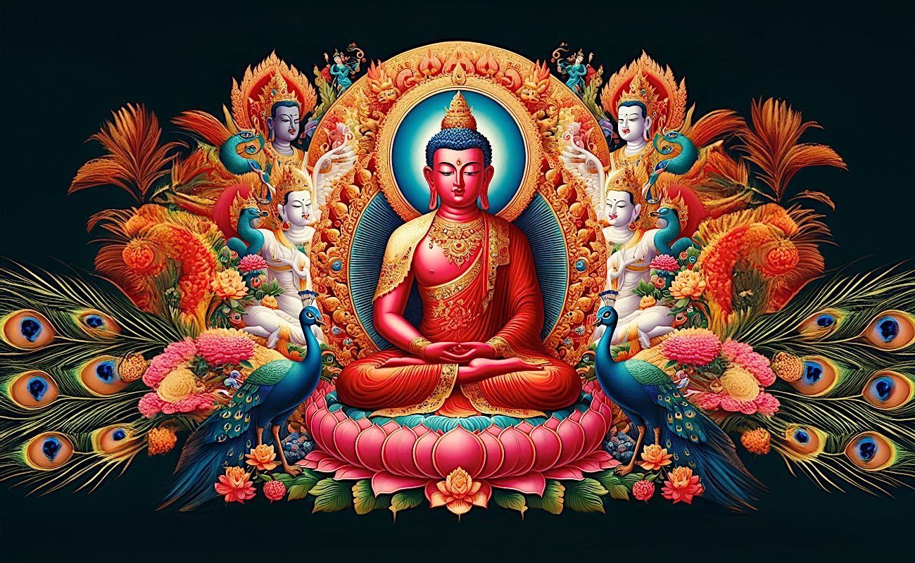 1300x800 Amitabha: Buddha of the Western Pureland Sukhavati: the 48 Vows, his Sadhana, Mantras, Dharani and Sutra Weekly: Buddhist Practices, Mindfulness, Meditation