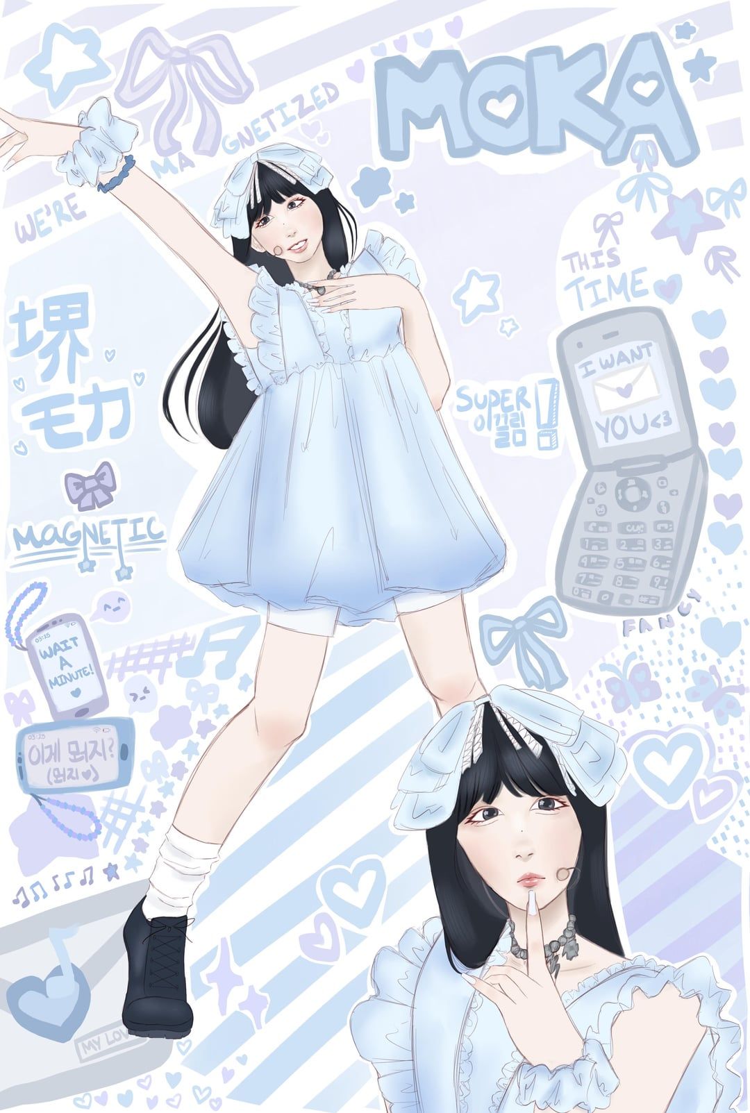 1080x1603 moka debut stage fanart
