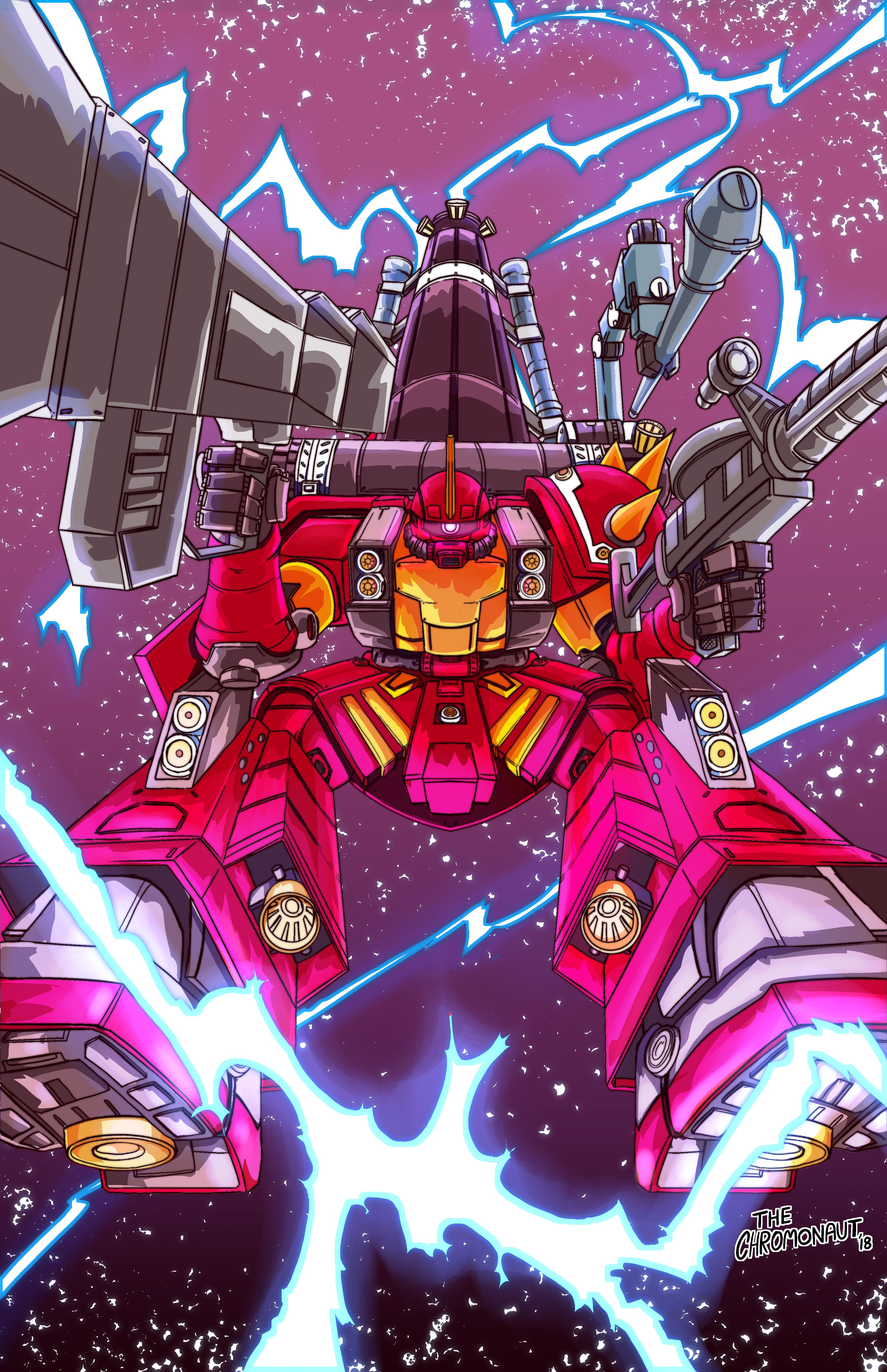 3300x5100 PSYCHO ZAKU by Chromonaut on Newgrounds