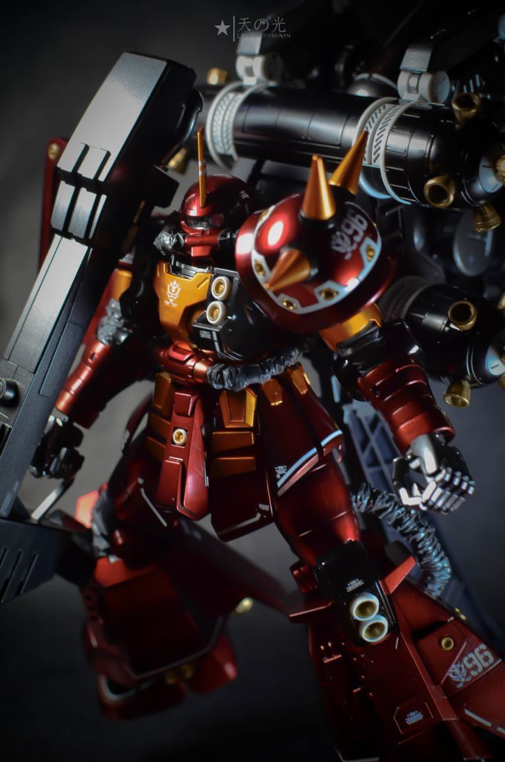 736x1111 Master Grade 1 100 Psycho Zaku Custom. Painted By Christian Lopez