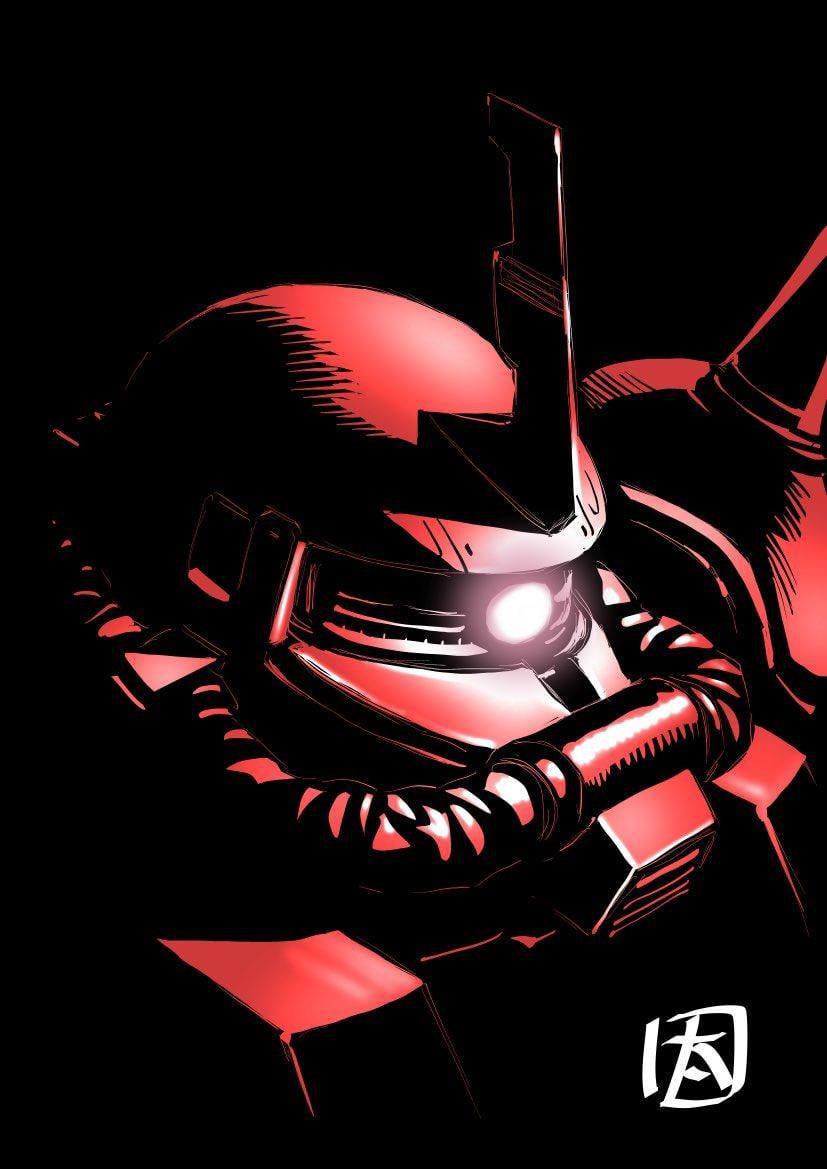 827x1169 Psycho Zaku by Mangaka, Ootagaki Yasuo [Mobile Suit Gundam Thunderbolt]