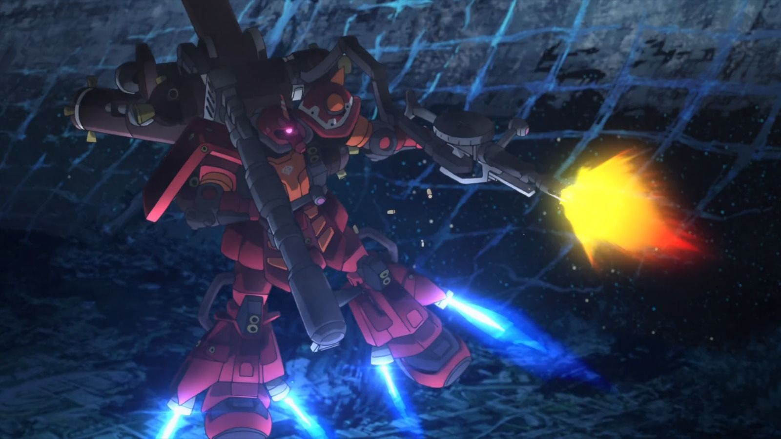 1600x900 Idk what good pose for Psycho Zaku, so i use anime as reference instead