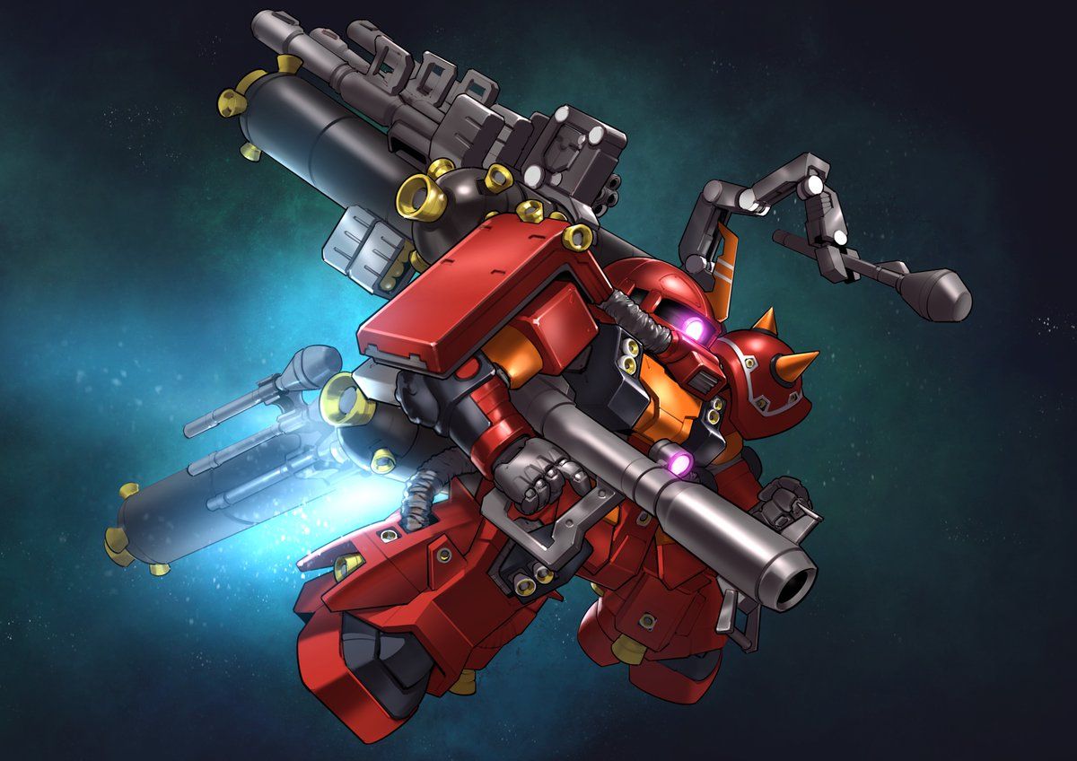 1200x848 SD Psycho Zaku 来自 #サンダーボルト