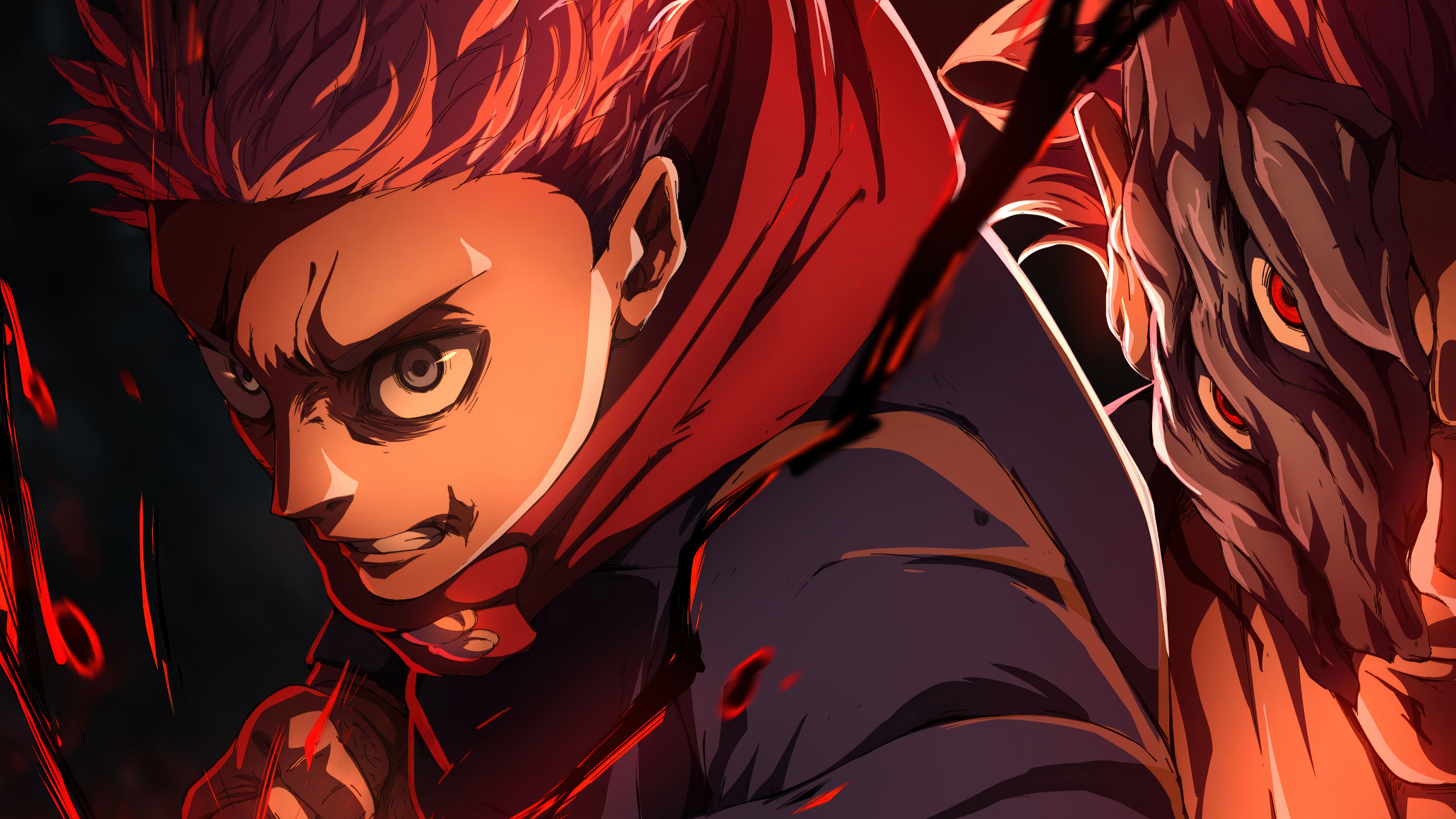 3840x2160 Yuji Jujutsu Kaisen Wallpaper 4K HD PC l