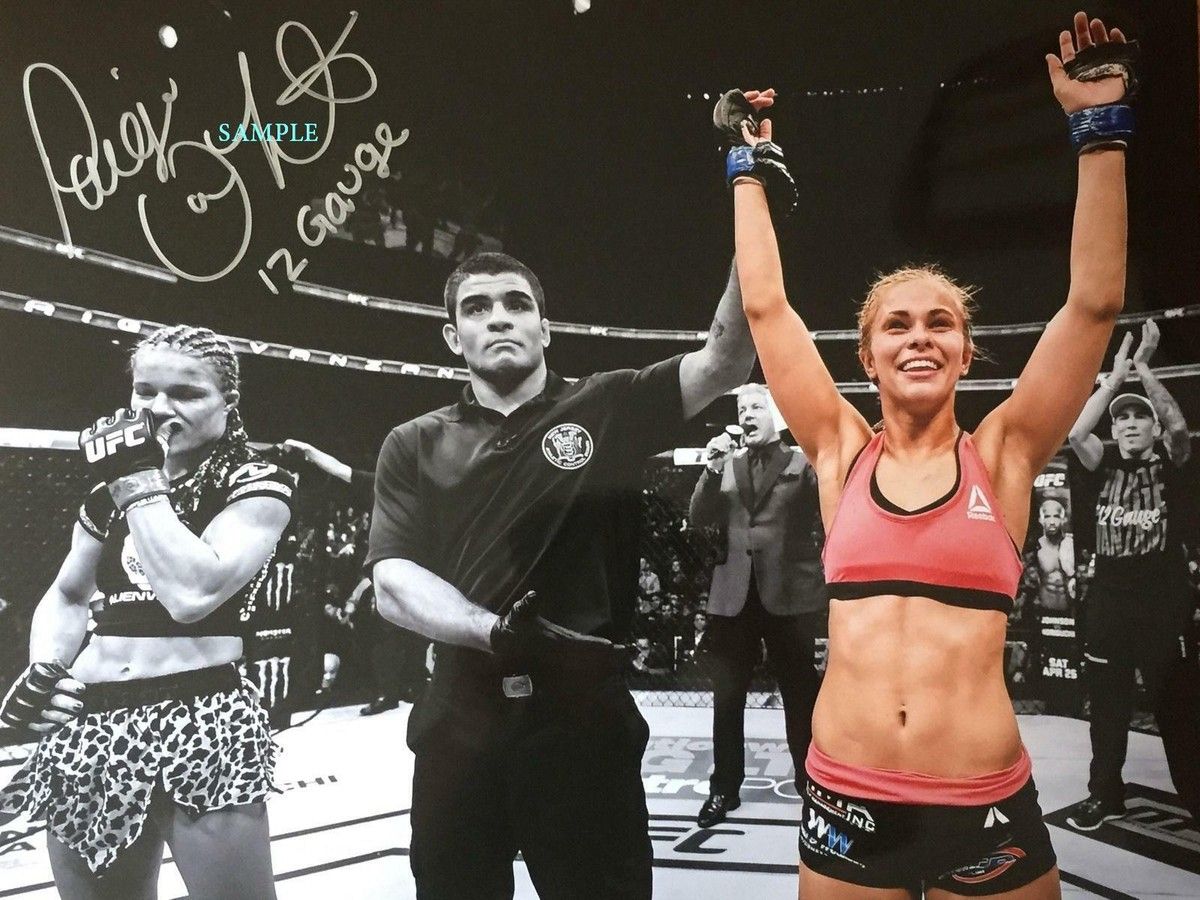 1200x900 PAIGE VANZANT REPRINT SIGNED 8X10 PHOTO AUTOGRAPHED CHRISTMAS MAN CAVE UFC