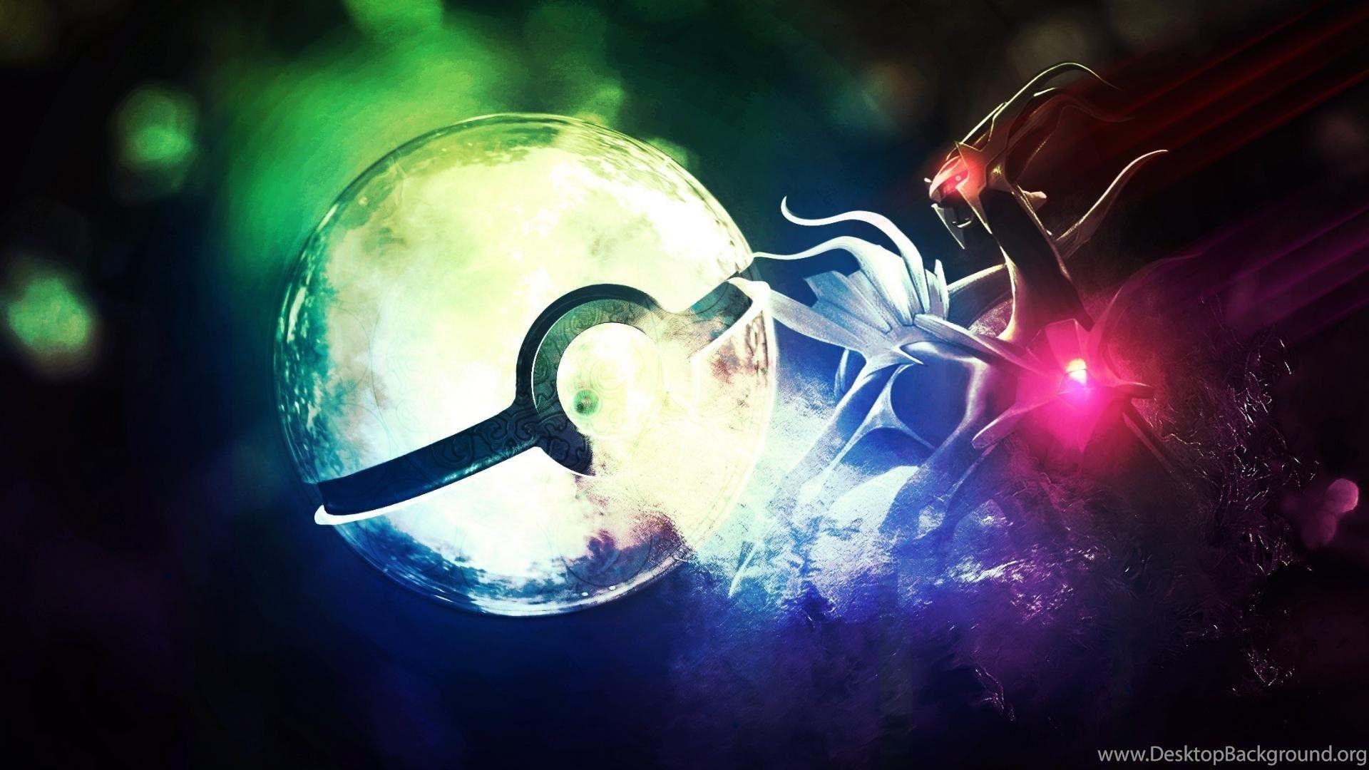 1920x1080 Digital Art 3D Fan Ghost Dialga Pokeball Wallpaper Desktop Background