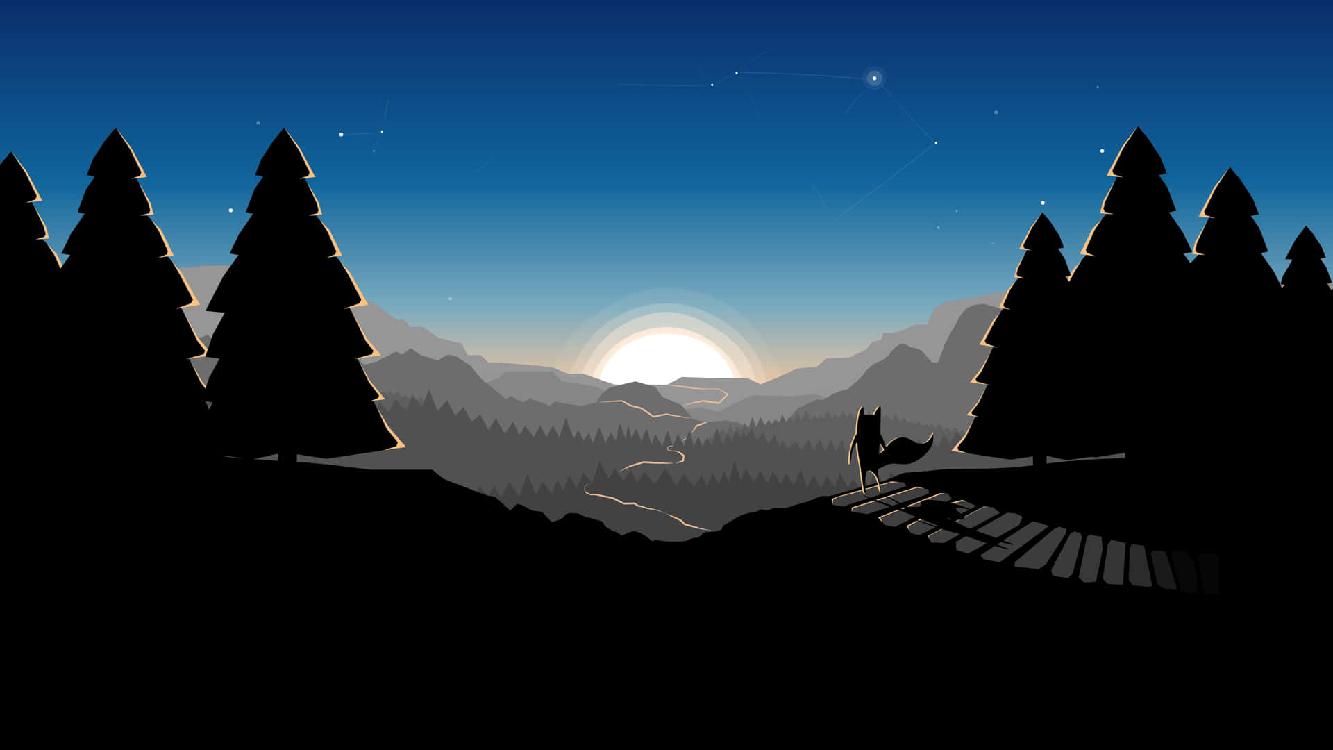 1920x1080 Download Explore new and faraway lands with Finn and Jake in Adventure Time Landscape. Wallpaper
