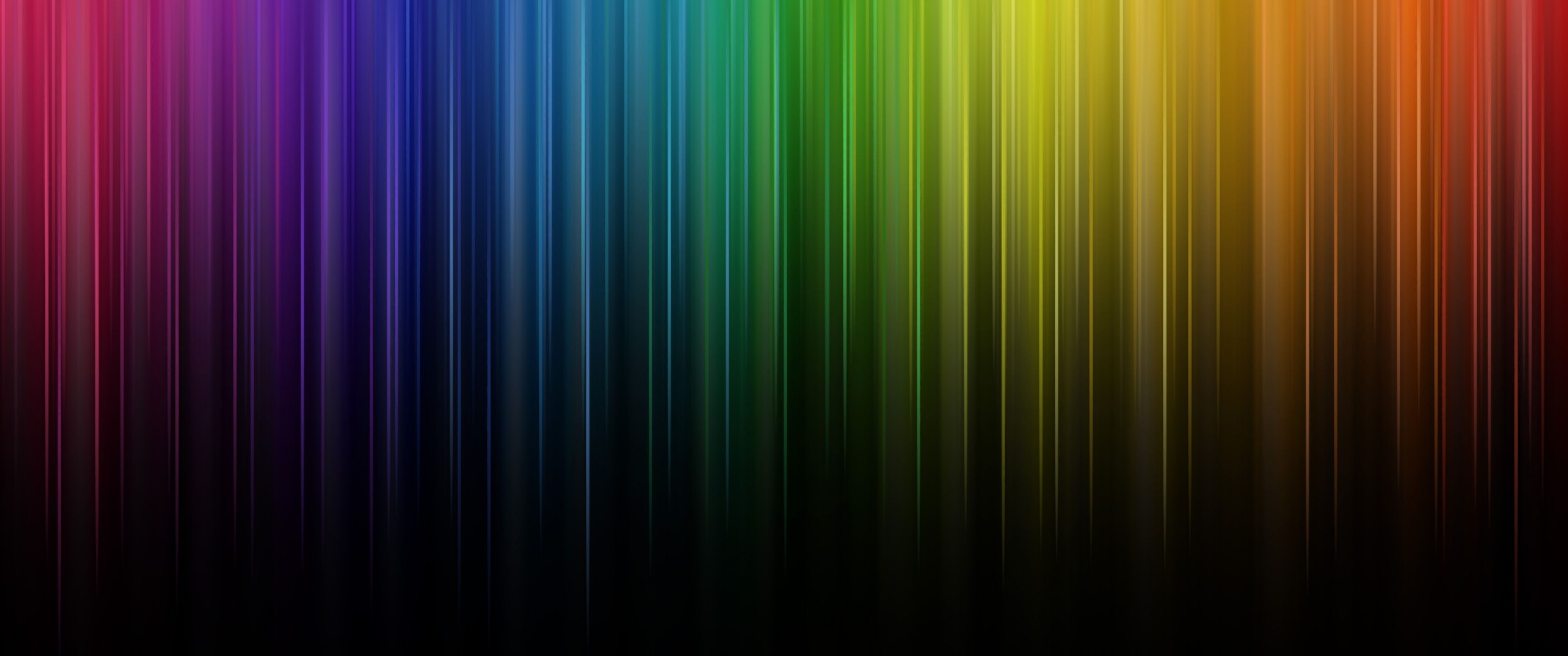 3440x1440 Spectrum Wallpaper 4K, Rainbow colors, Colorful