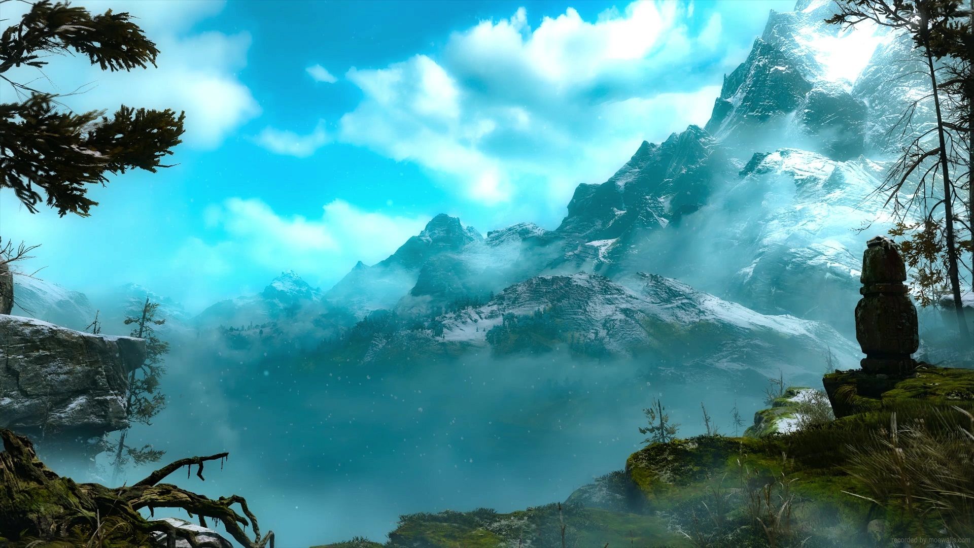 1920x1080 The Mountain God Of War Live Wallpaper