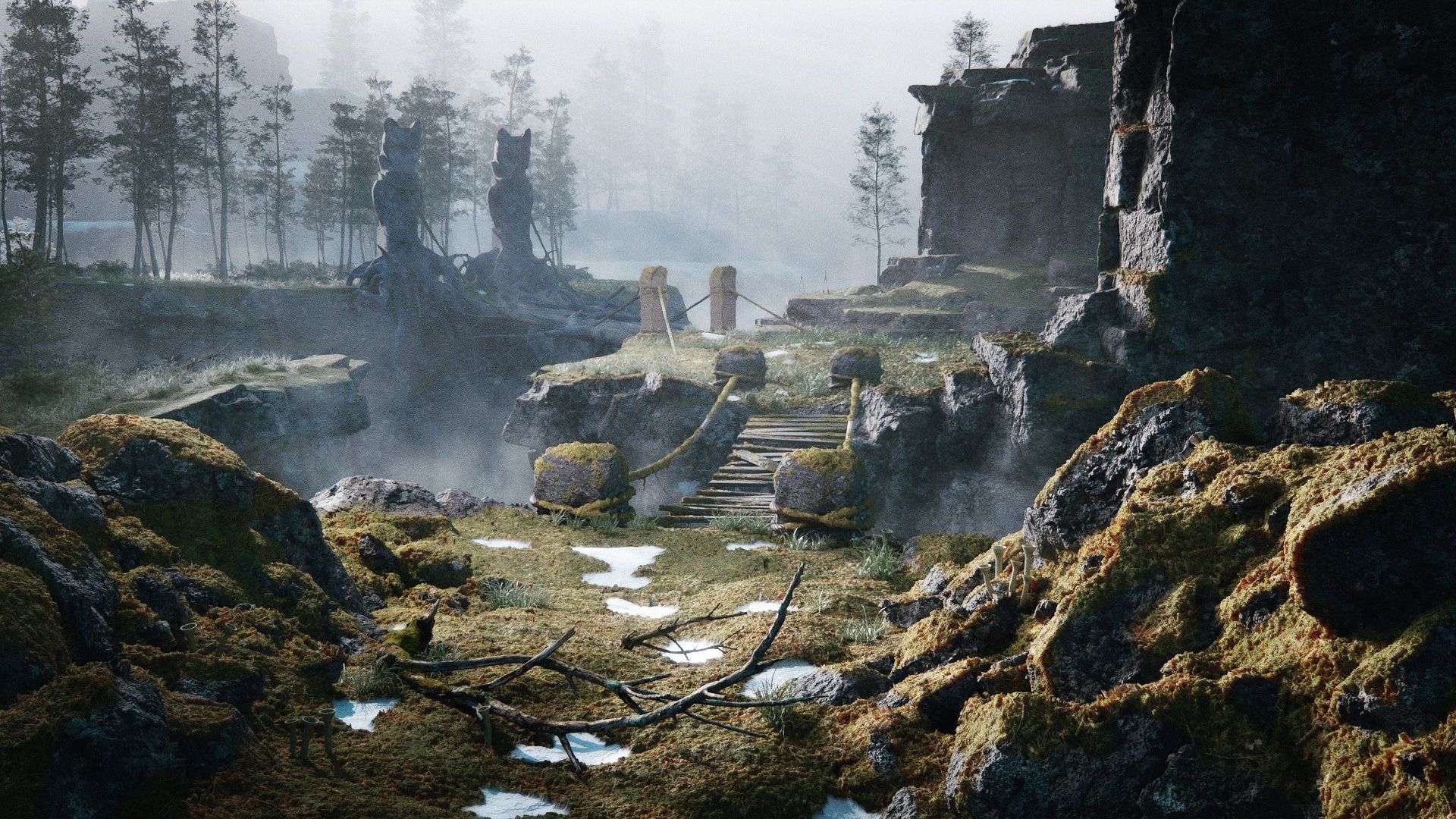 1920x1080 God of War environment + Timelapse Projects Artists Community