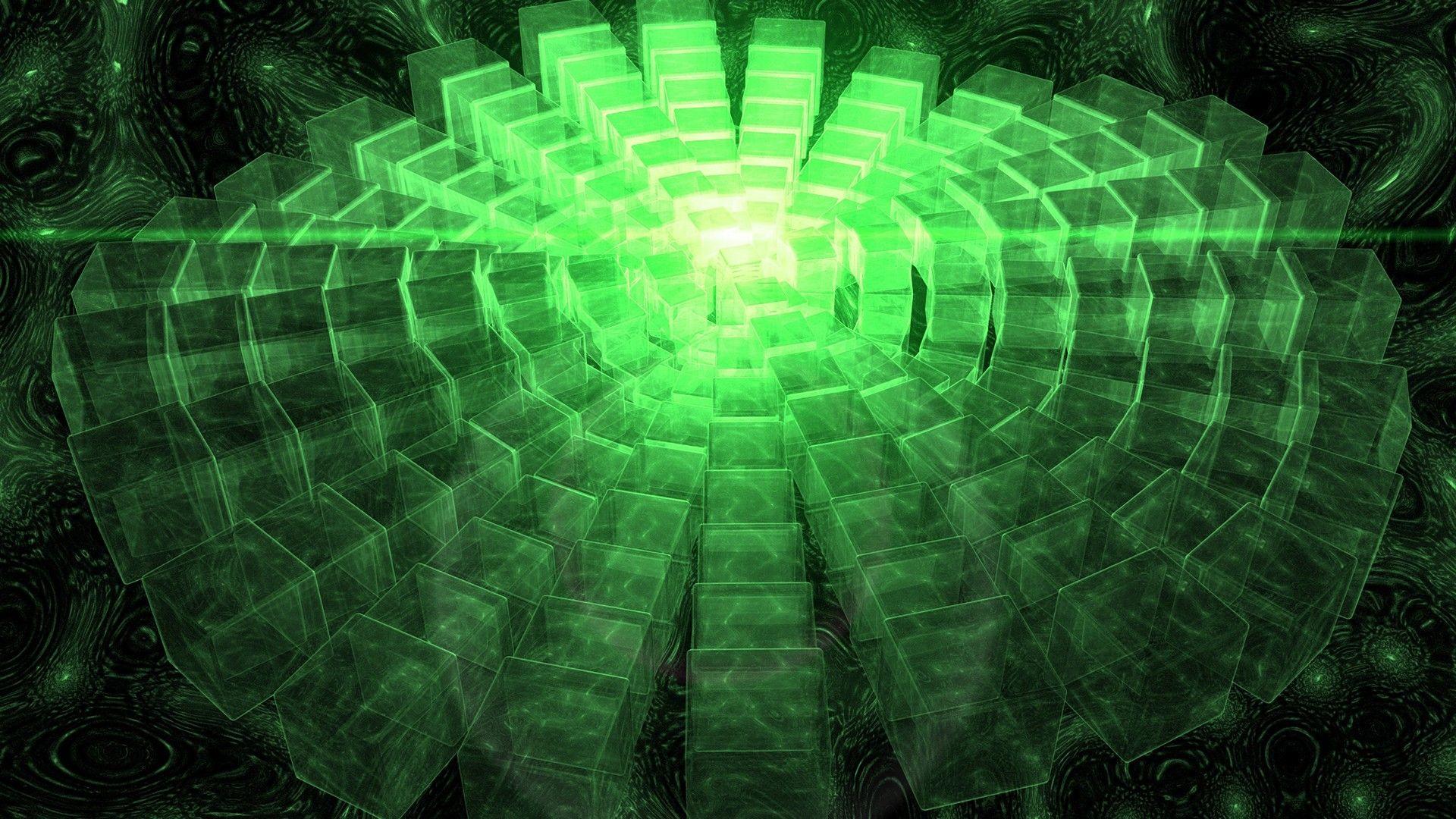 1920x1080 abstract, Outer, Space, Cgi, Cubes, Digital, Art, Glow, 3D, Art