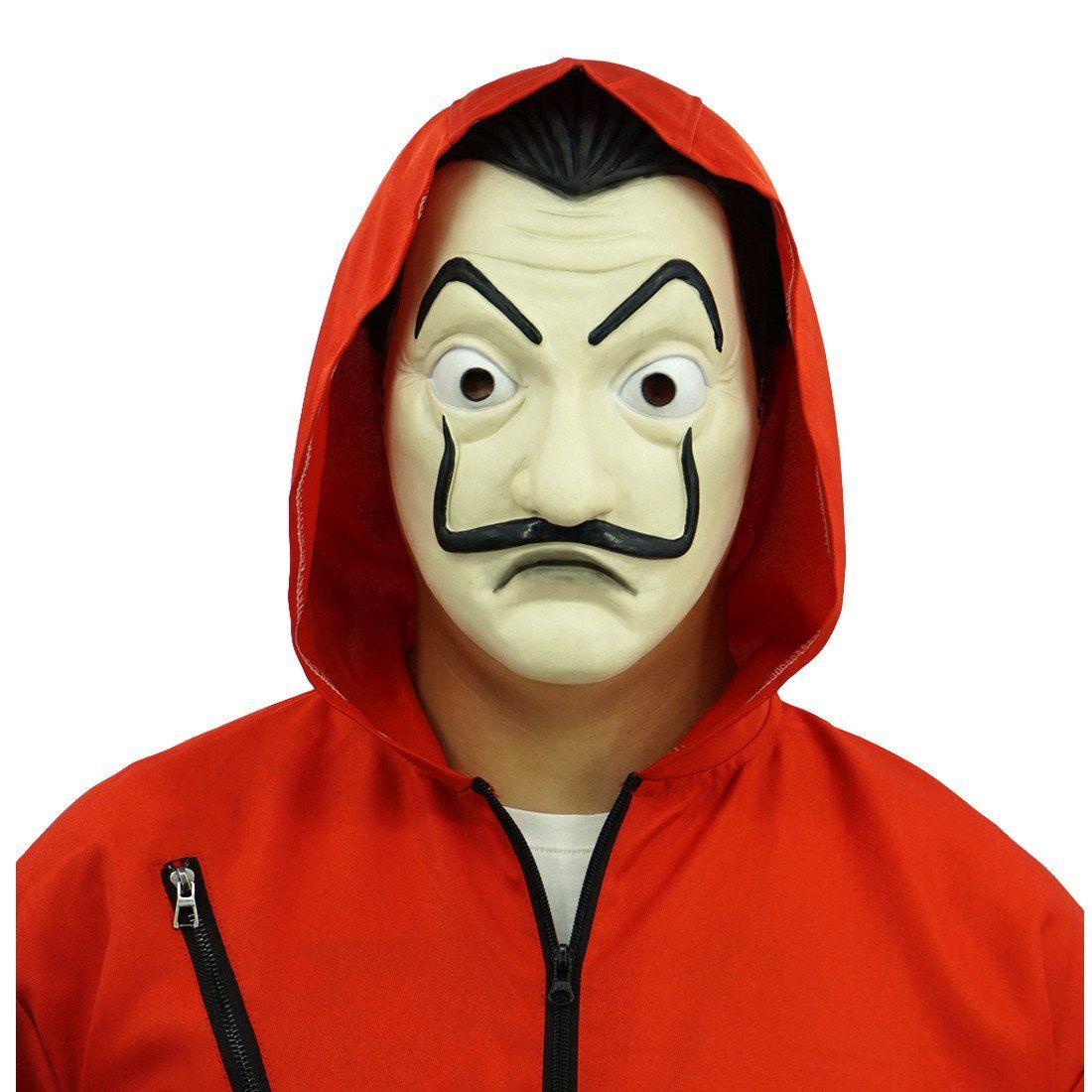 1100x1100 Hongzhi Craft La casa De Papel Mask Salvador Dali Money Heist