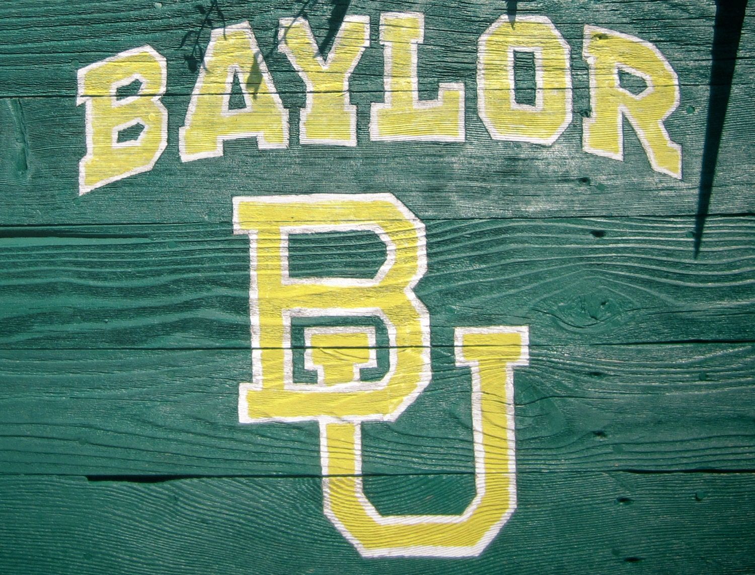 1500x1142 Baylor University Rustic Sign
