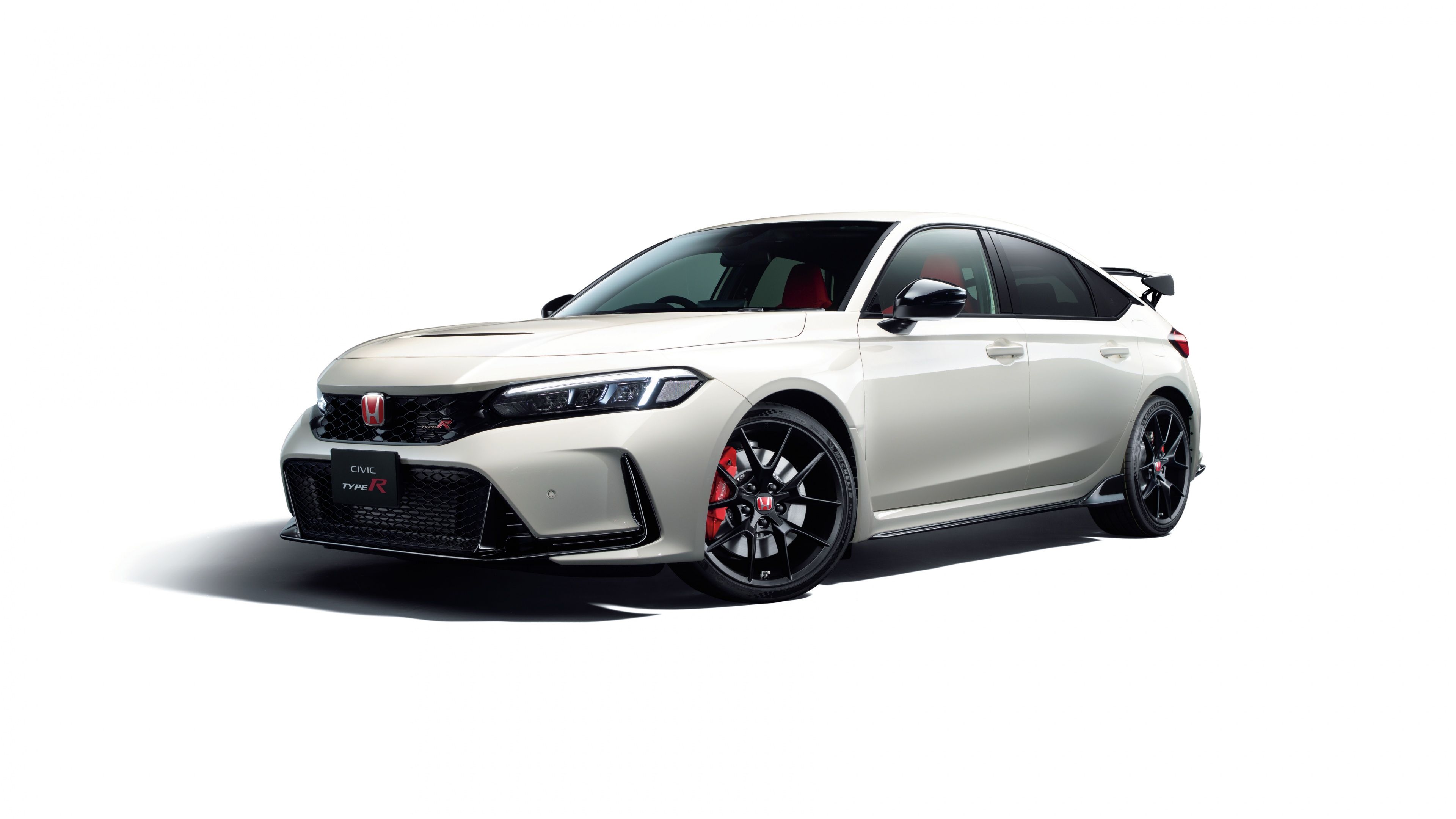 3840x2160 Honda Civic Type R Wallpaper 4K, White, White cars