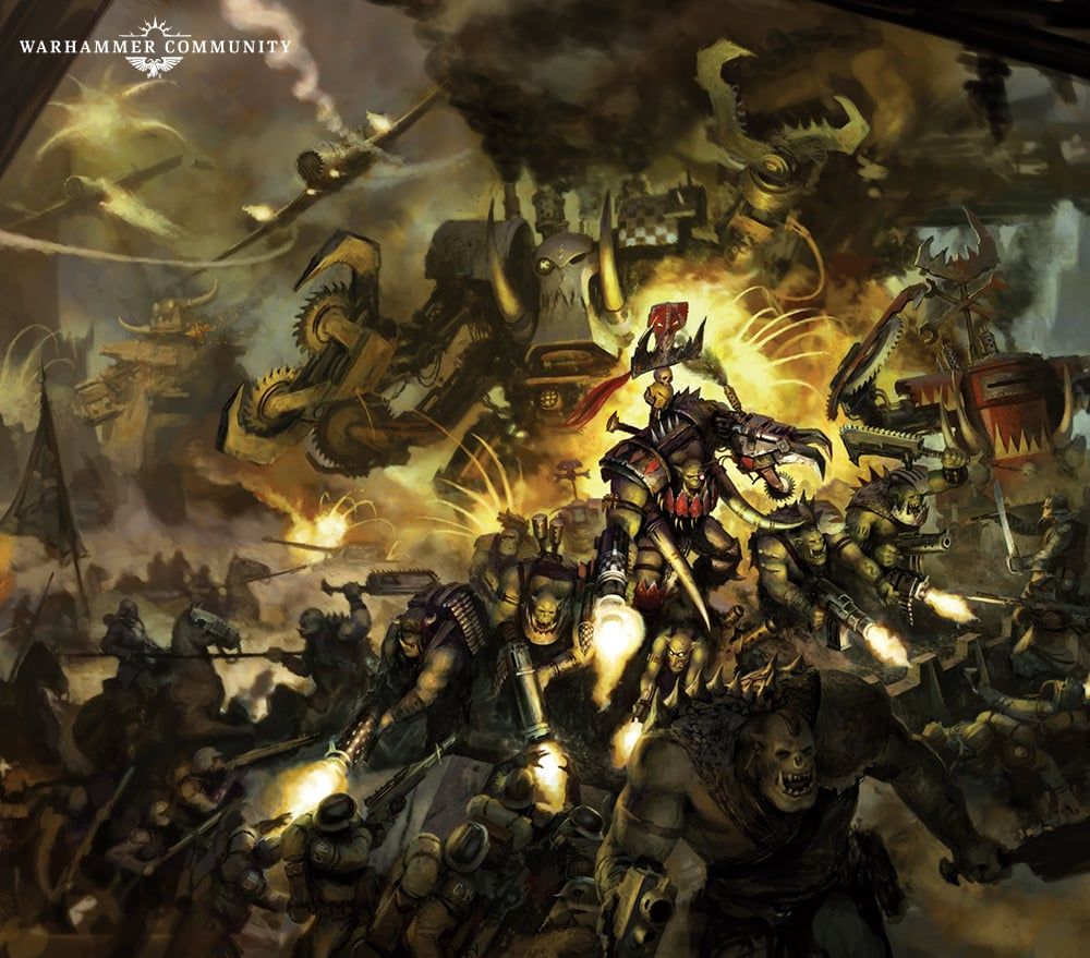 1000x879 Download These Ded Snazzy Wallpaper From Codex: Orks For Free