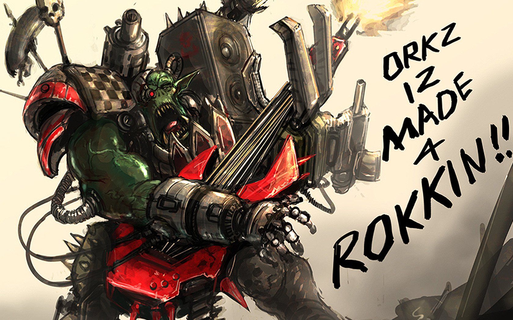 1680x1050 Ork (Warhammer 40k) Wallpaper and Background