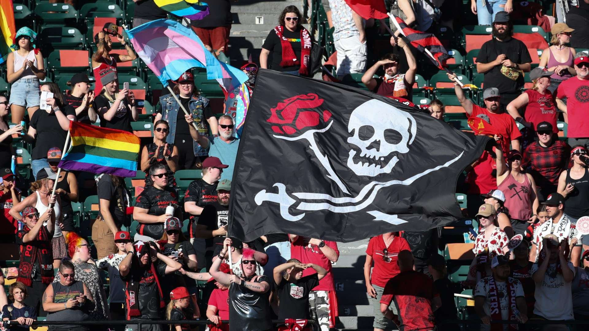 1920x1080 First you watch us, then you.' Thorns supporter's debut incredible Tifo ahead of NWSL playoff match against Gotham FC