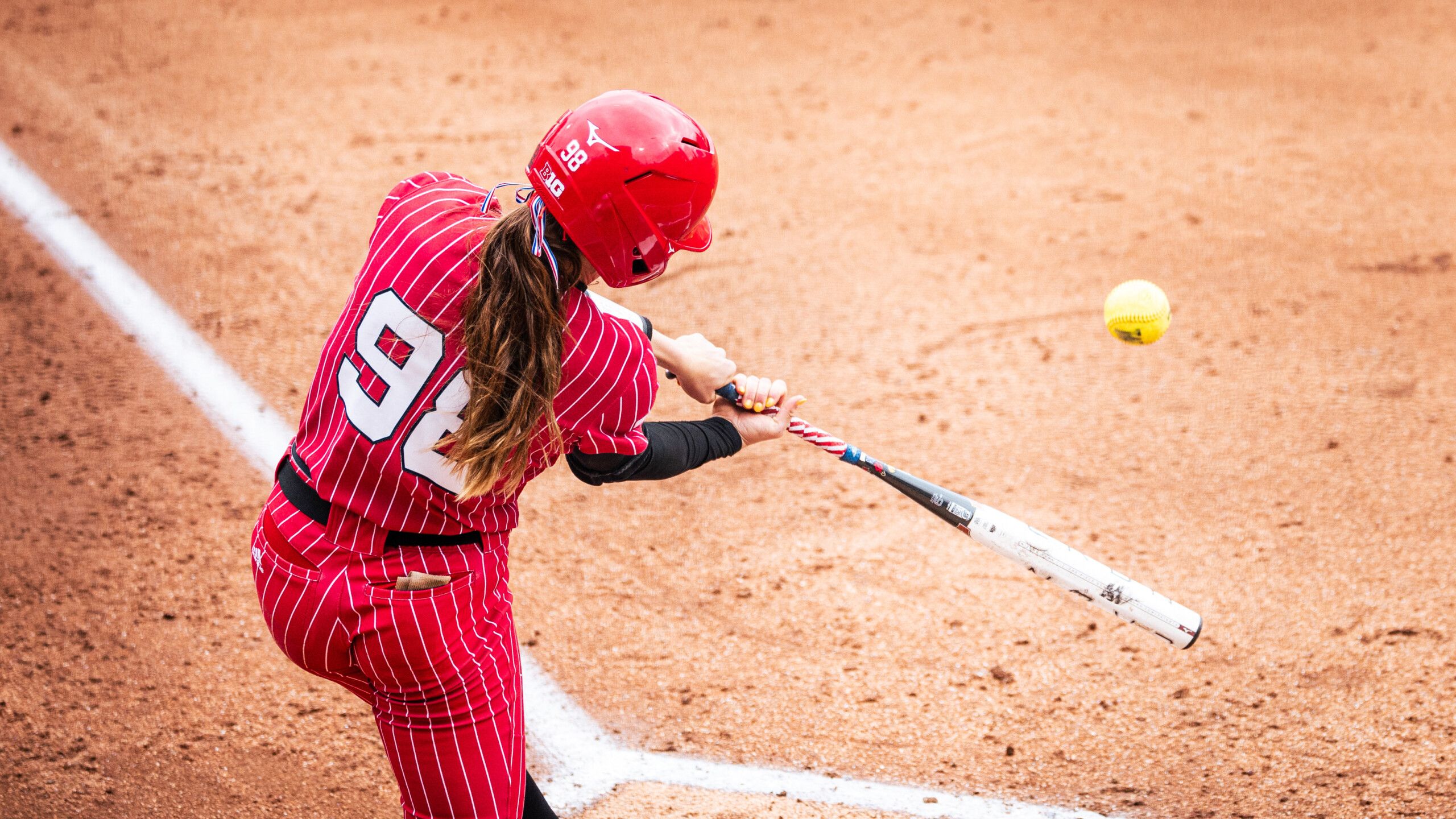 2560x1440 Jordyn Bahl's Two Homer Day Leads No. 18 Nebraska Past Washington