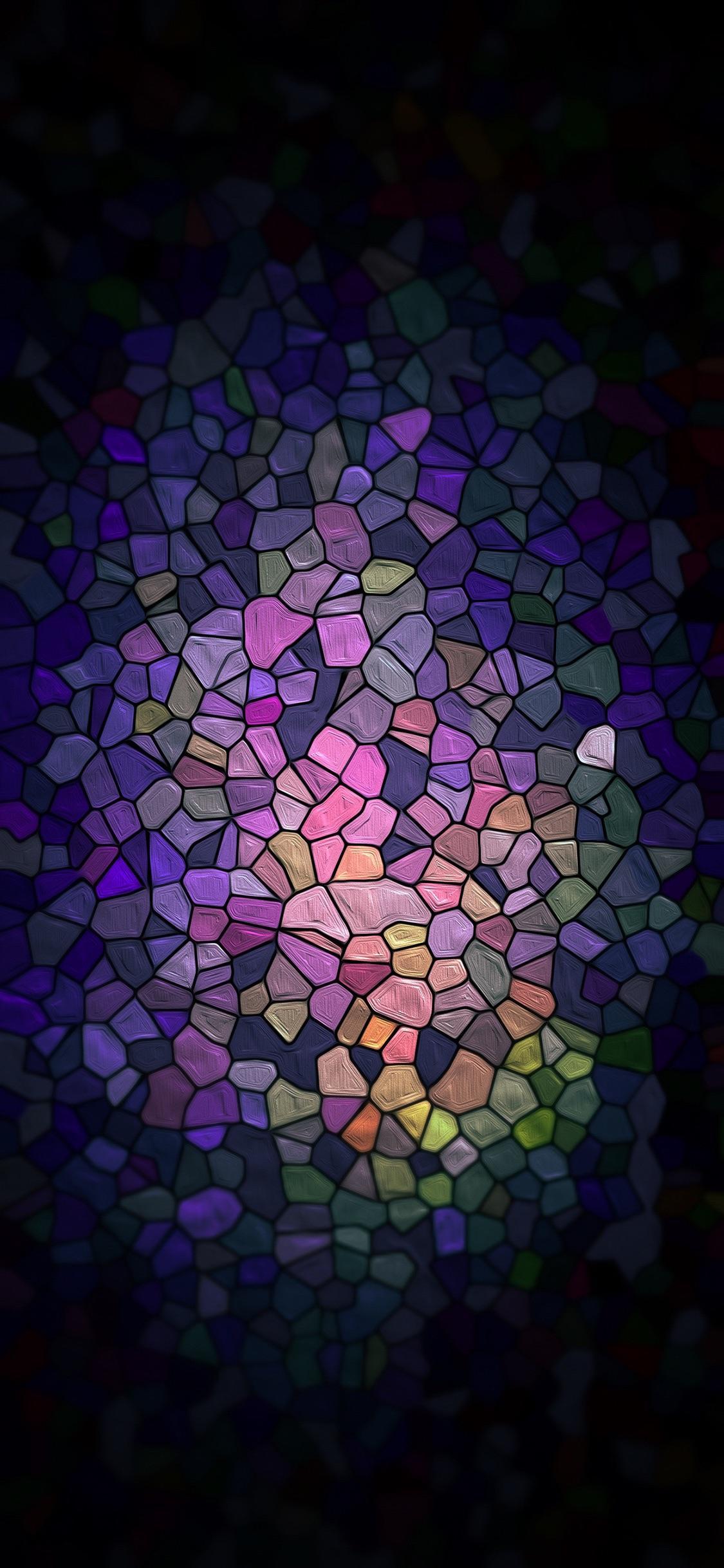 1125x2436 Mosaic Colored Stone. iPhone X Wallpaper X Wallpaper HD
