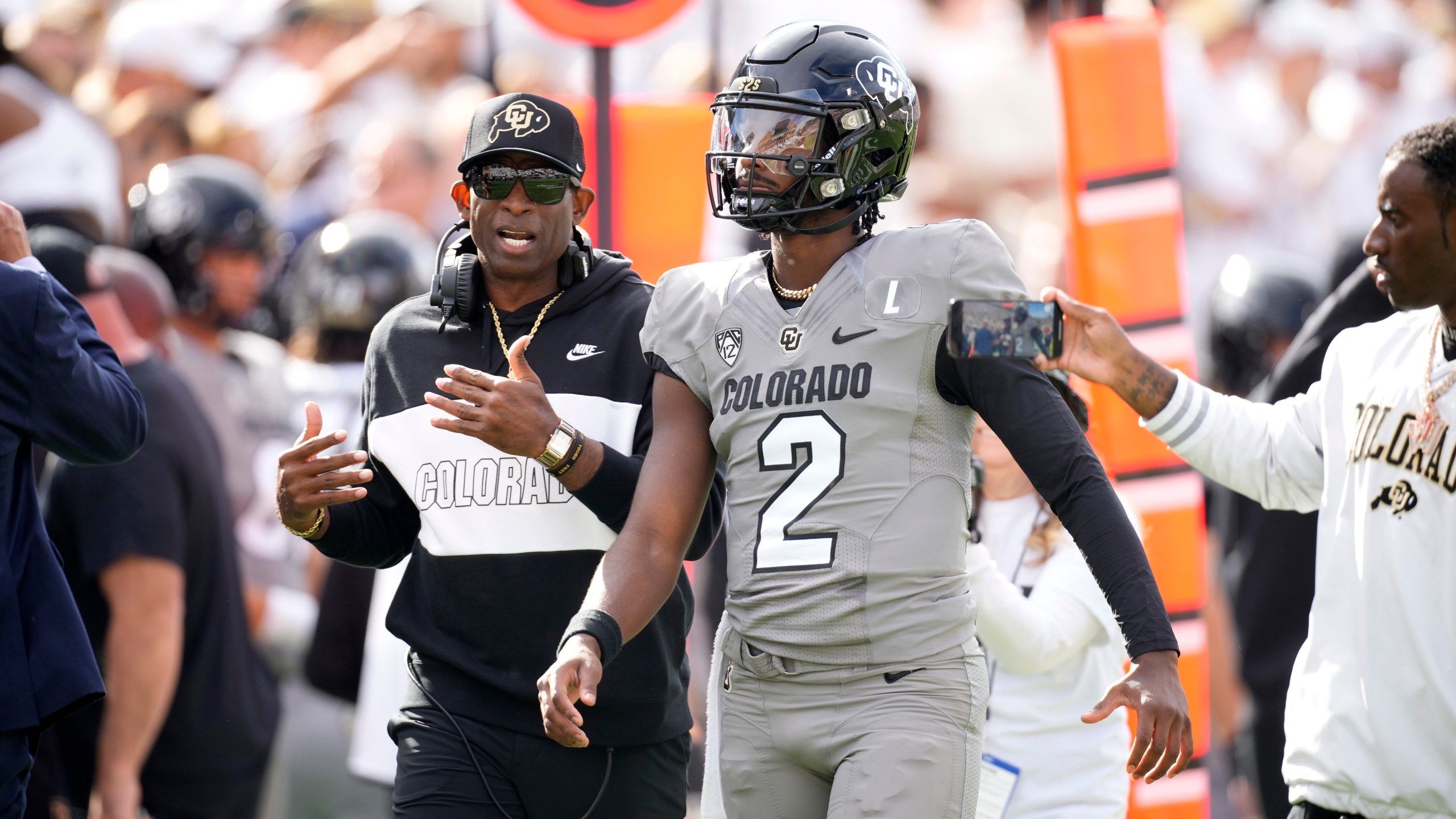 2560x1440 Deion Sanders Heaps Praise On His QB Son Shedeur Sanders After Comeback Falls Short Vs. No. 8 USC. WJHL. Tri Cities News & Weather
