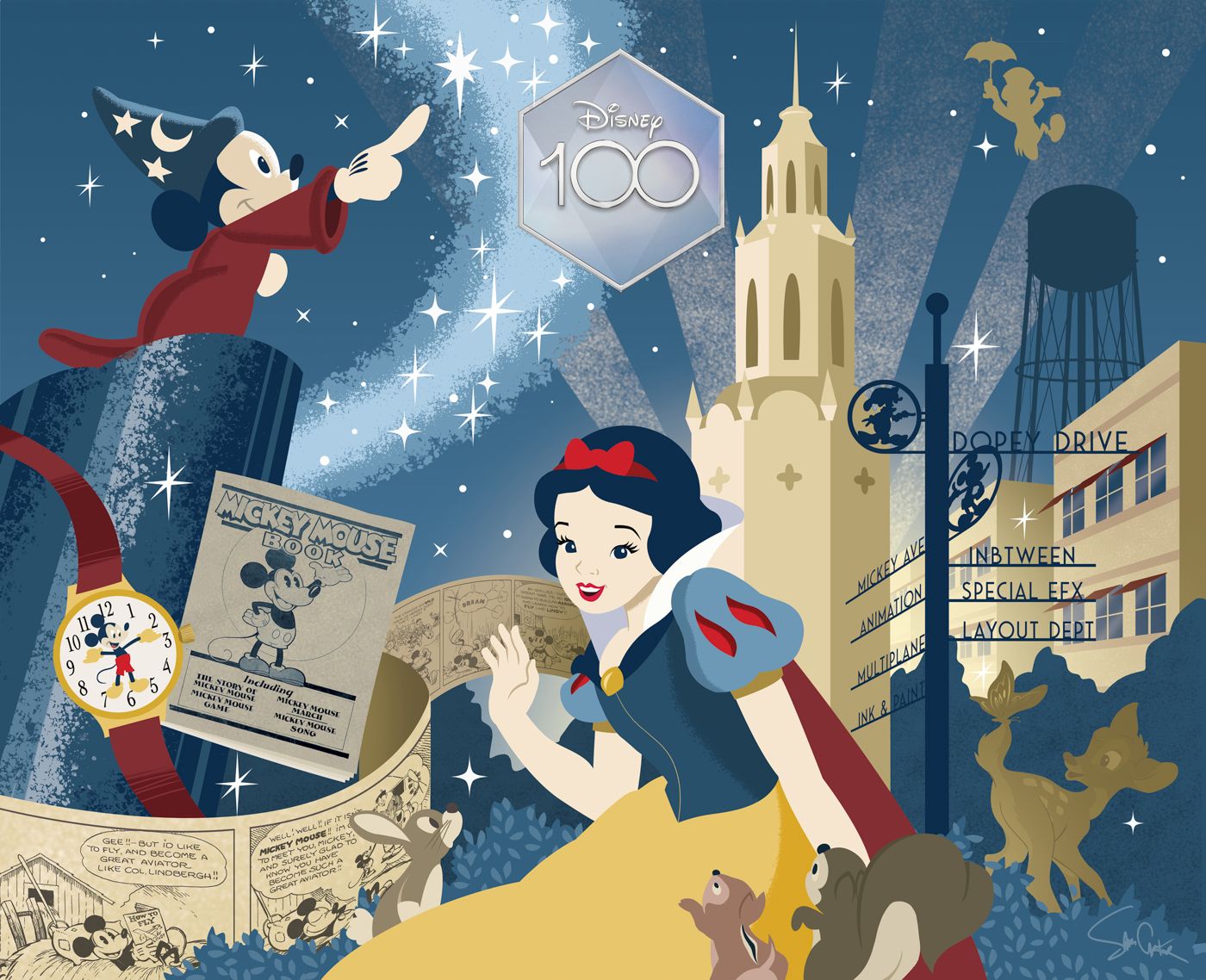 1400x1138 Celebrate Disney100 With All New “Disney By The Eras” Artwork