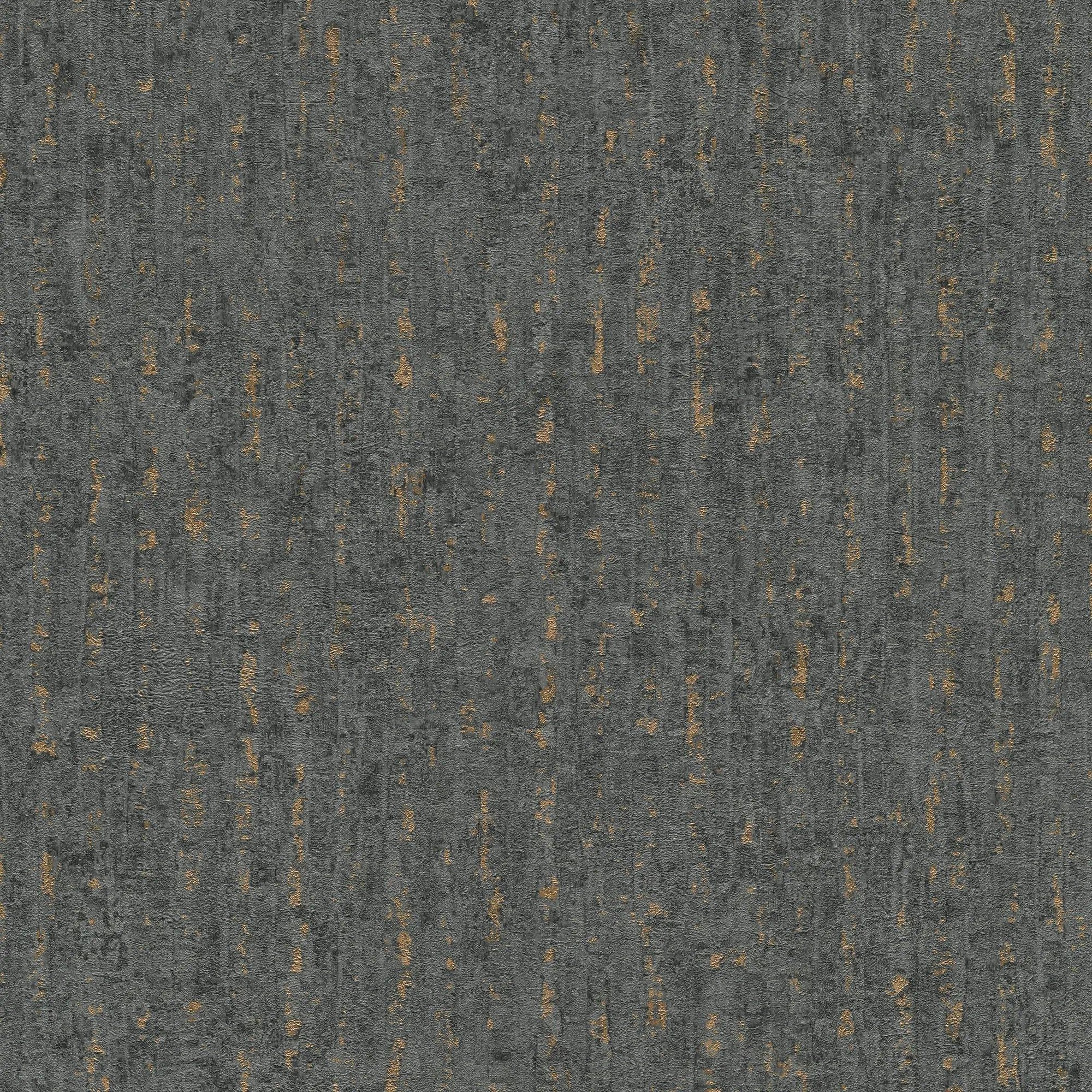 2000x2000 Seceda Wallpaper in Graphite with Gold Metallic