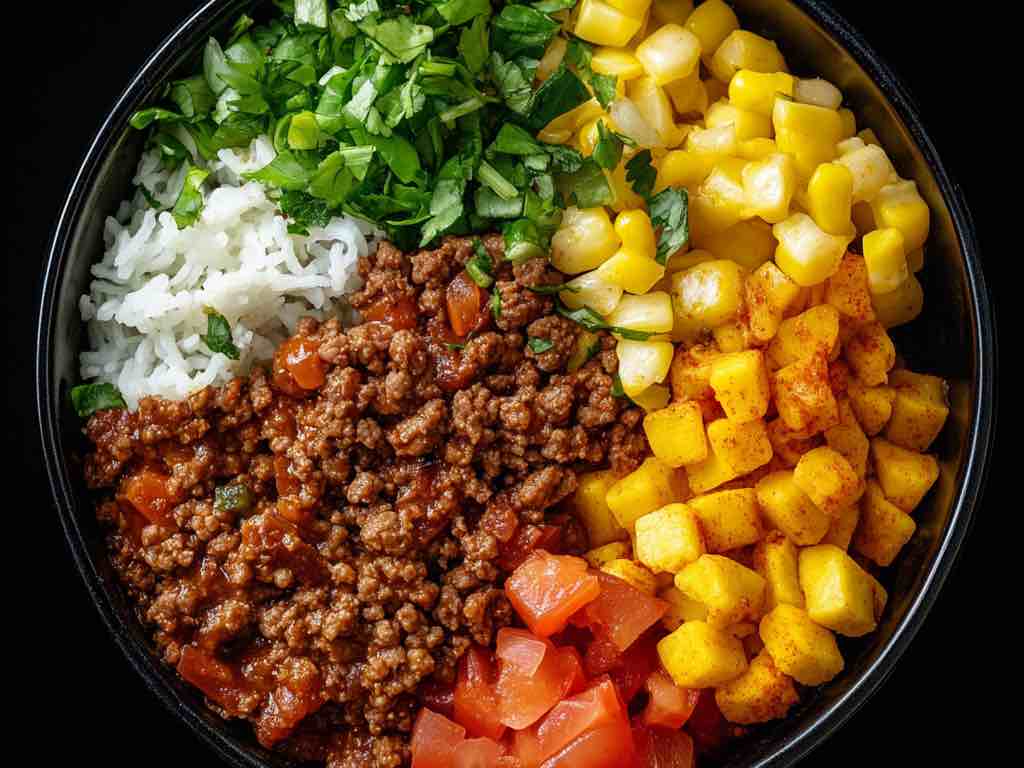 1024x768 The Ultimate Ground Beef Bowl: A Simple, Satisfying Meal