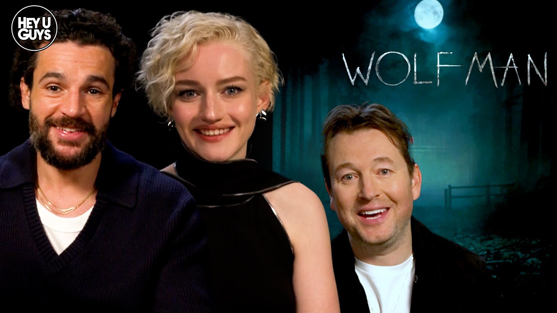 1920x1080 Christopher Abbott, Julia Garner & Leigh Whannell on Wolf Man