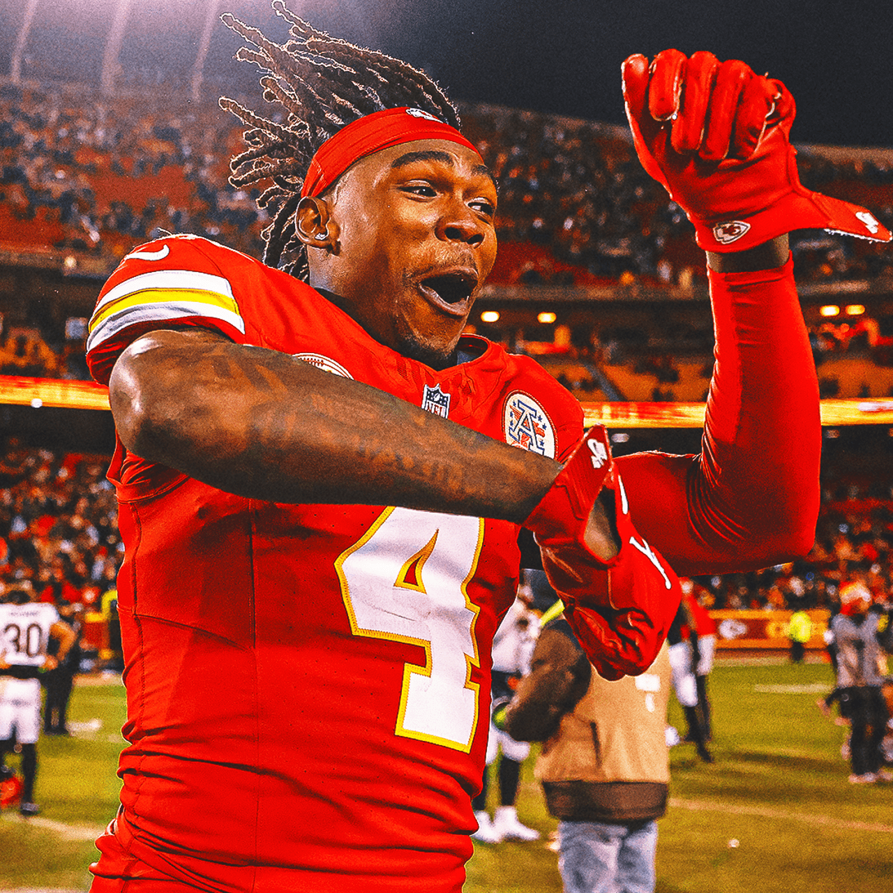 1280x1280 Rookie Rashee Rice has become the Chiefs' best WR. His mantra: 'Don't be soft'