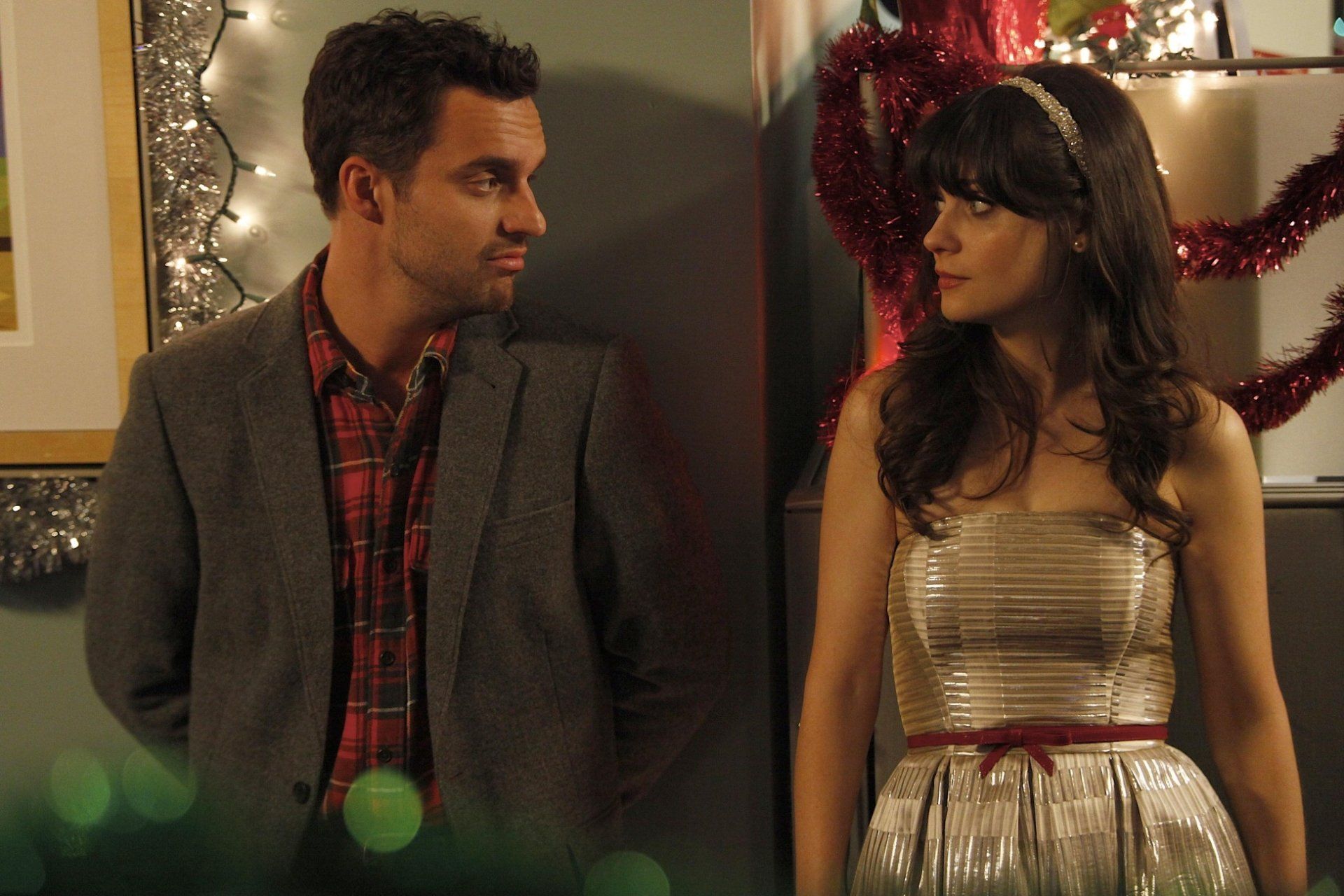1920x1280 Download Nick Miller Jake Johnson Jessica Day Zooey Deschanel TV Show New Girl HD Wallpaperx1300