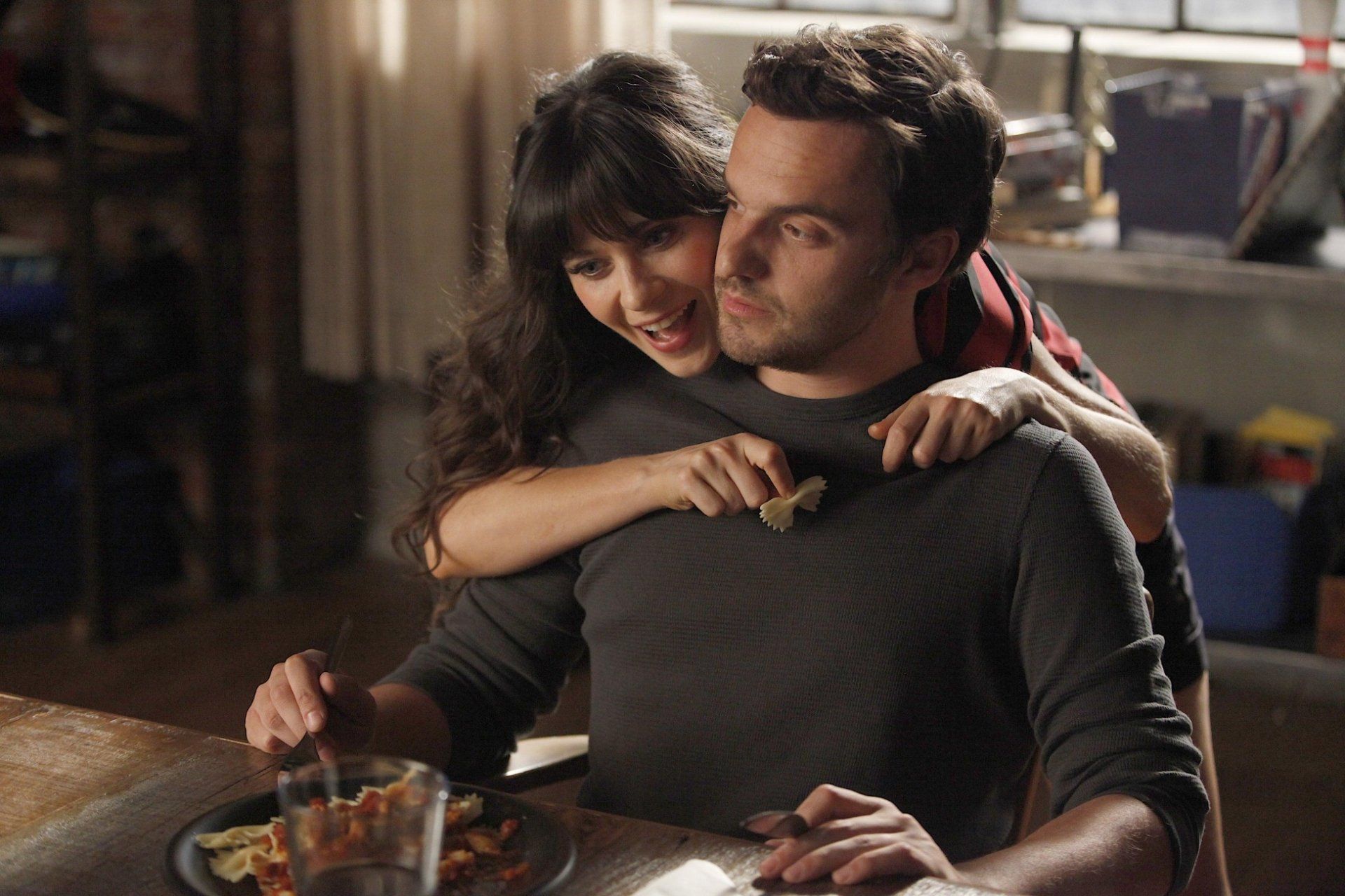 1920x1280 Download Nick Miller Jake Johnson Jessica Day Zooey Deschanel TV Show New Girl HD Wallpaperx1300