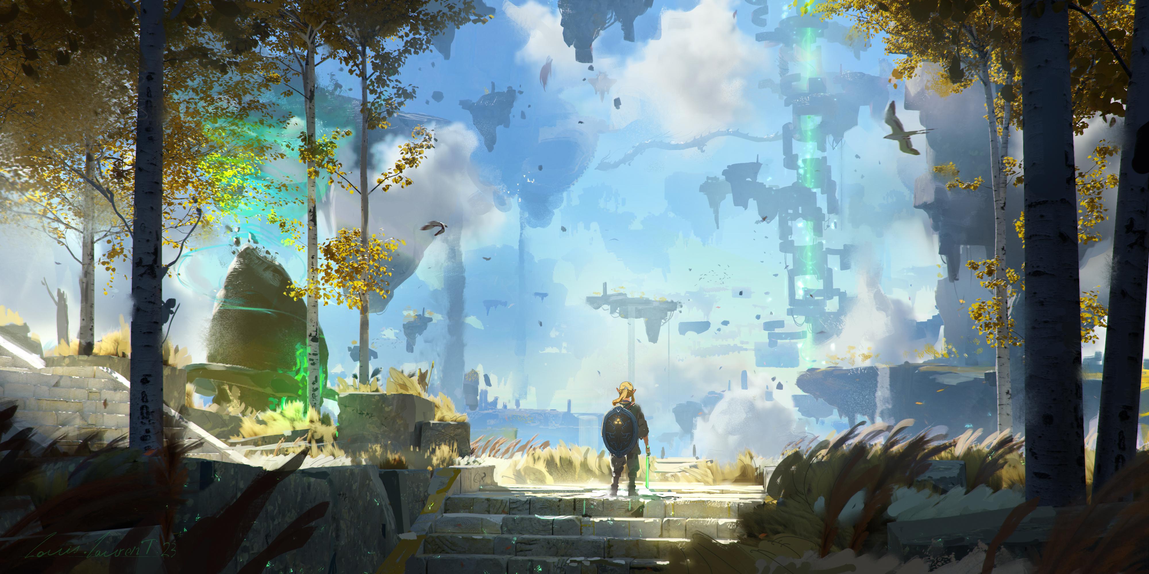 4000x2000 TotK] [OC] Sky Island