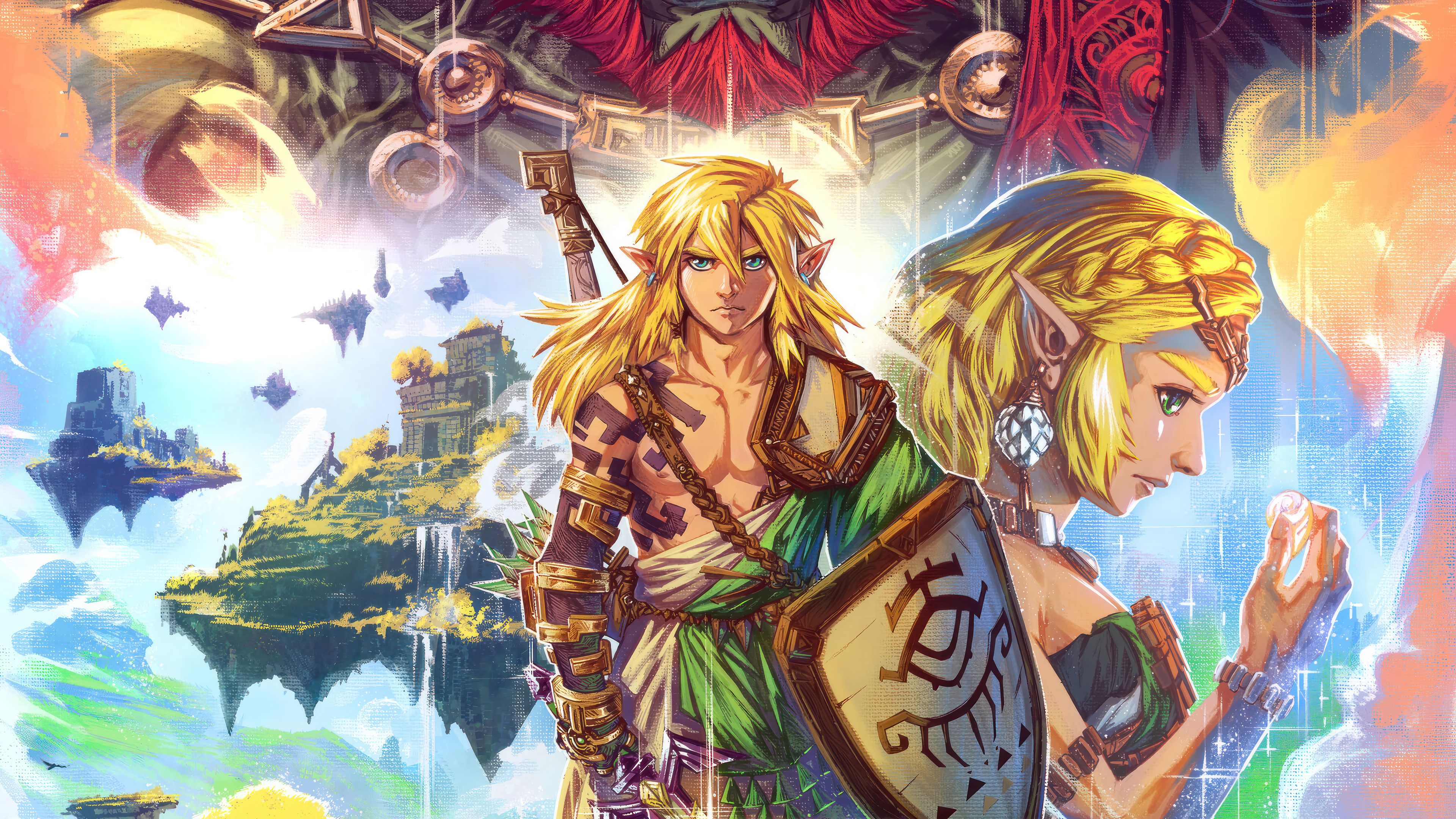 3840x2160 Zelda: Tears of the Kingdom Game Wallpaper 4K HD PC k