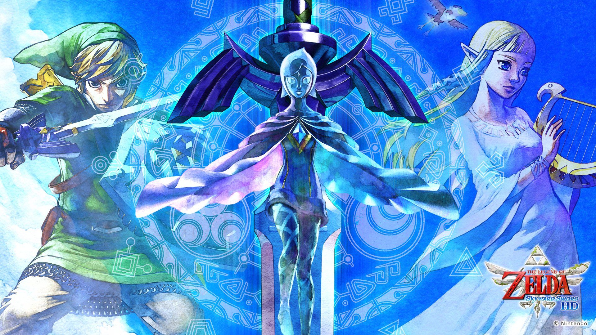 1920x1080 Download Master Sword Princess Zelda Fi (The Legend Of Zelda) Link Video Game The Legend Of Zelda: Skyward Sword 4k Ultra HD Wallpaperx2160