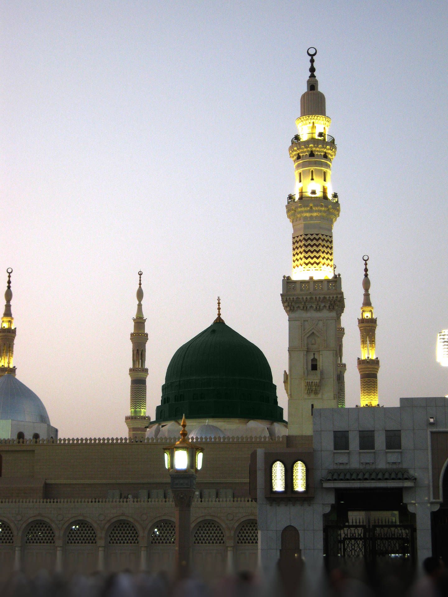 1440x1920 Madina At Night Wallpaper