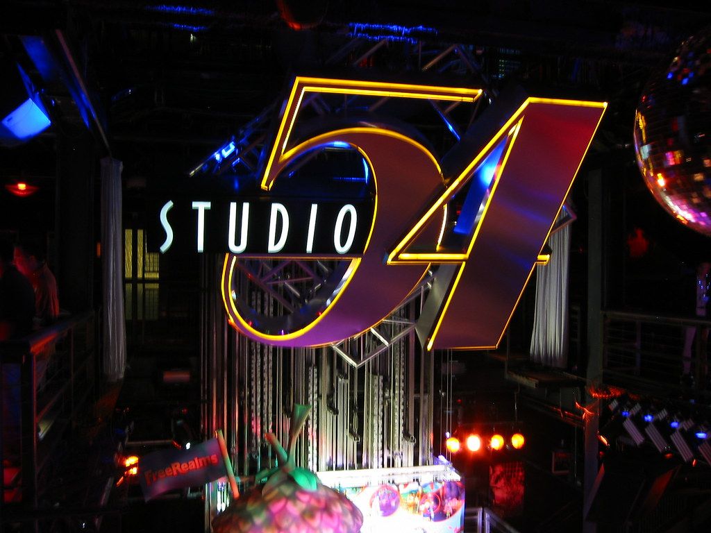 1024x768 Studio 54 Sign. The Studio 54 sign inside of the club. Usua