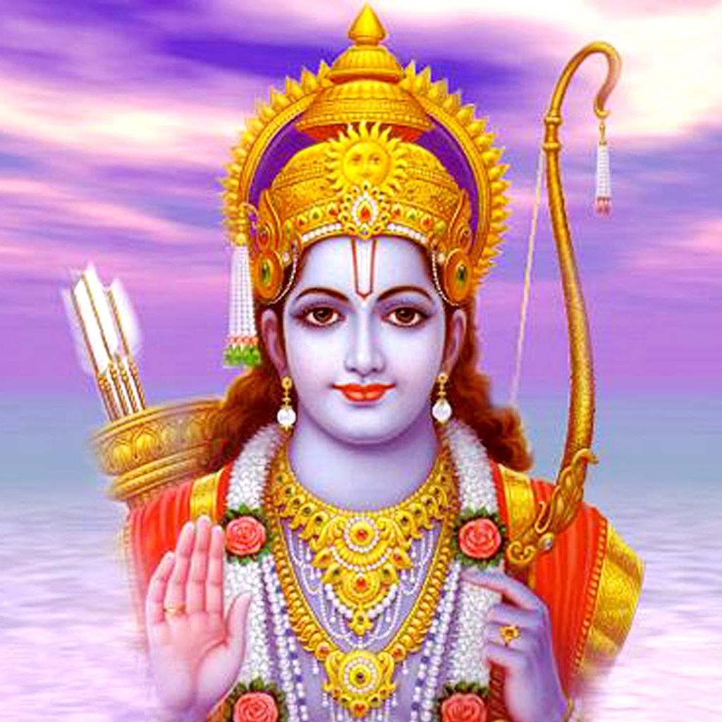 1024x1024 Shree Ram Darbar Wallpaper