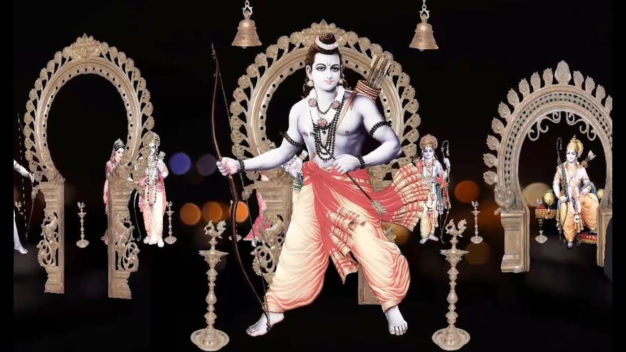 1280x720 4D Shri Rama Live Wallpaper Free Download