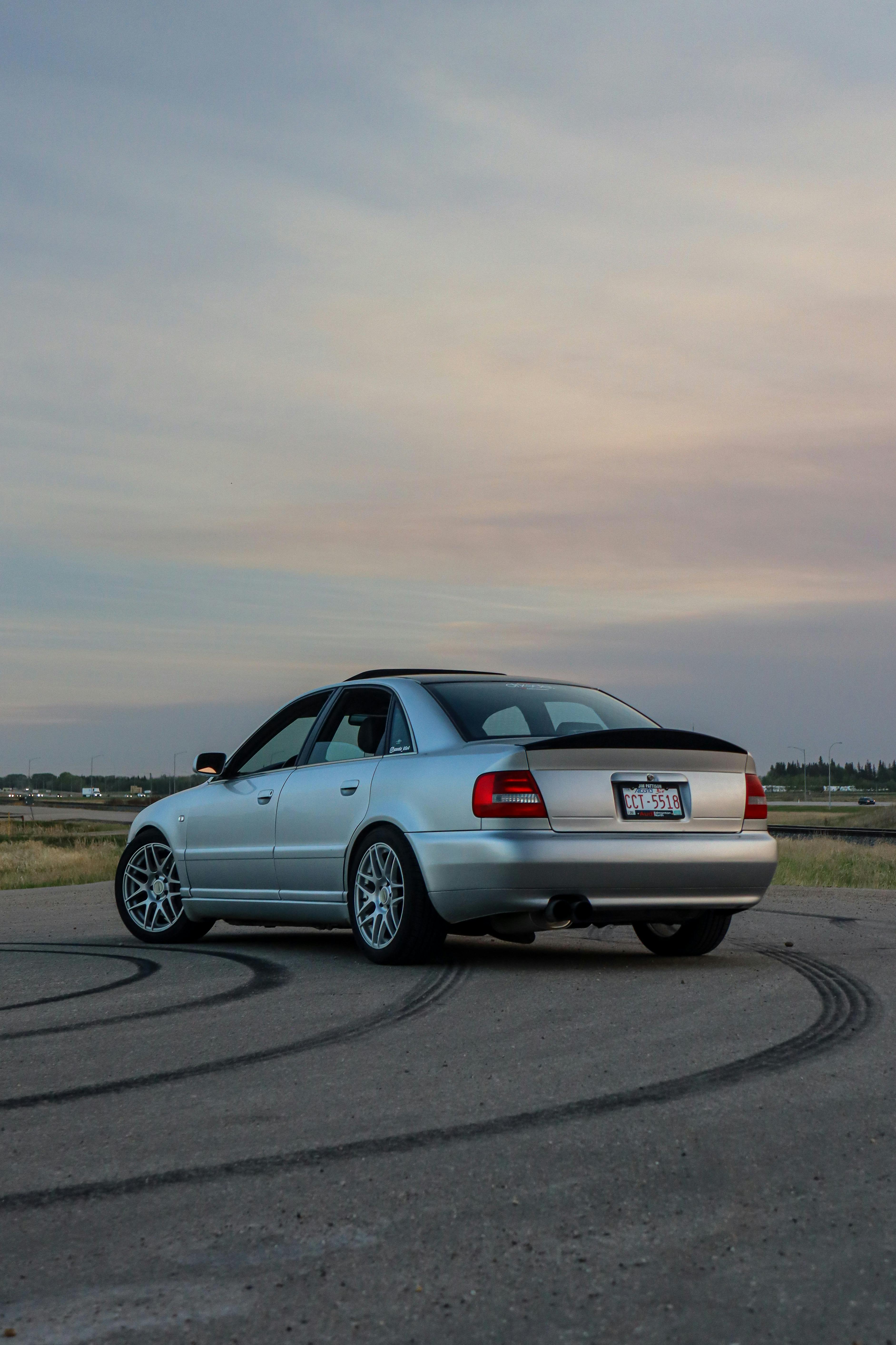 3766x5649 Audi A4 Parked on Racing Track · Free