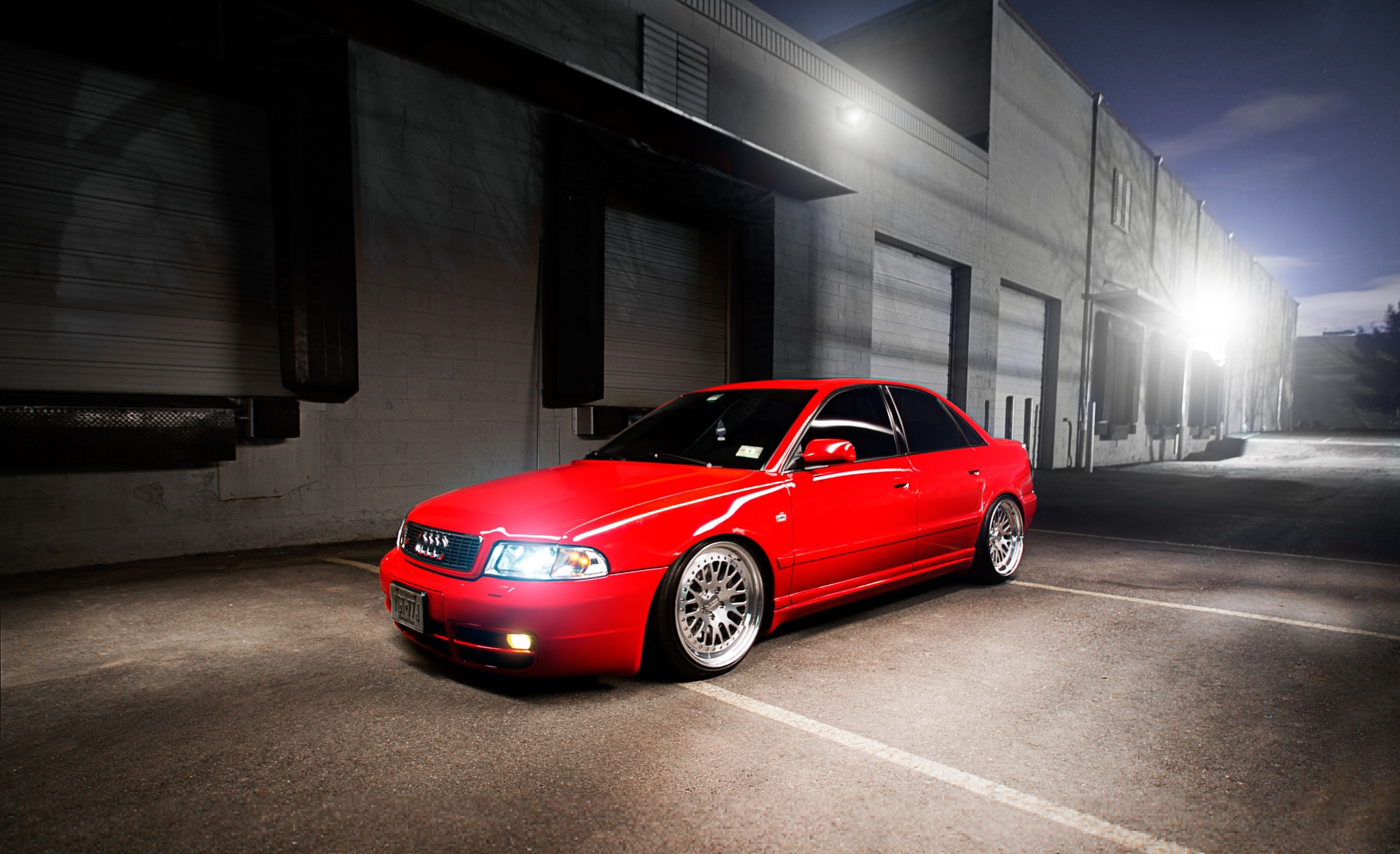 5160x3149 Wallpaper red, Audi, Audi, red, sedan, stance for mobile and desktop, section audi, resolution 5160x3149