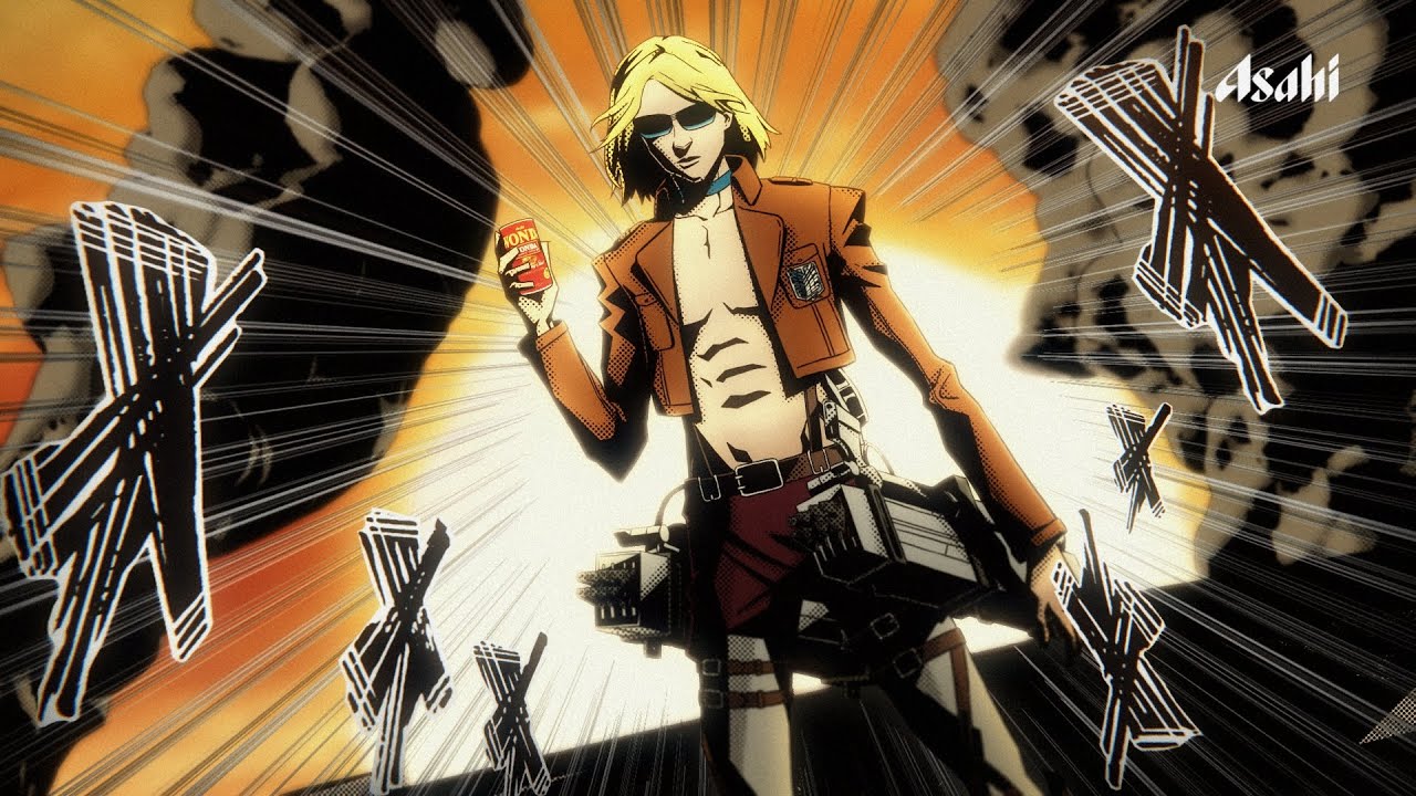 1280x720 Yoshiki Stars In 'Attack On Titan' Anime Themed Commercial For Asahi's Wonda Coffee