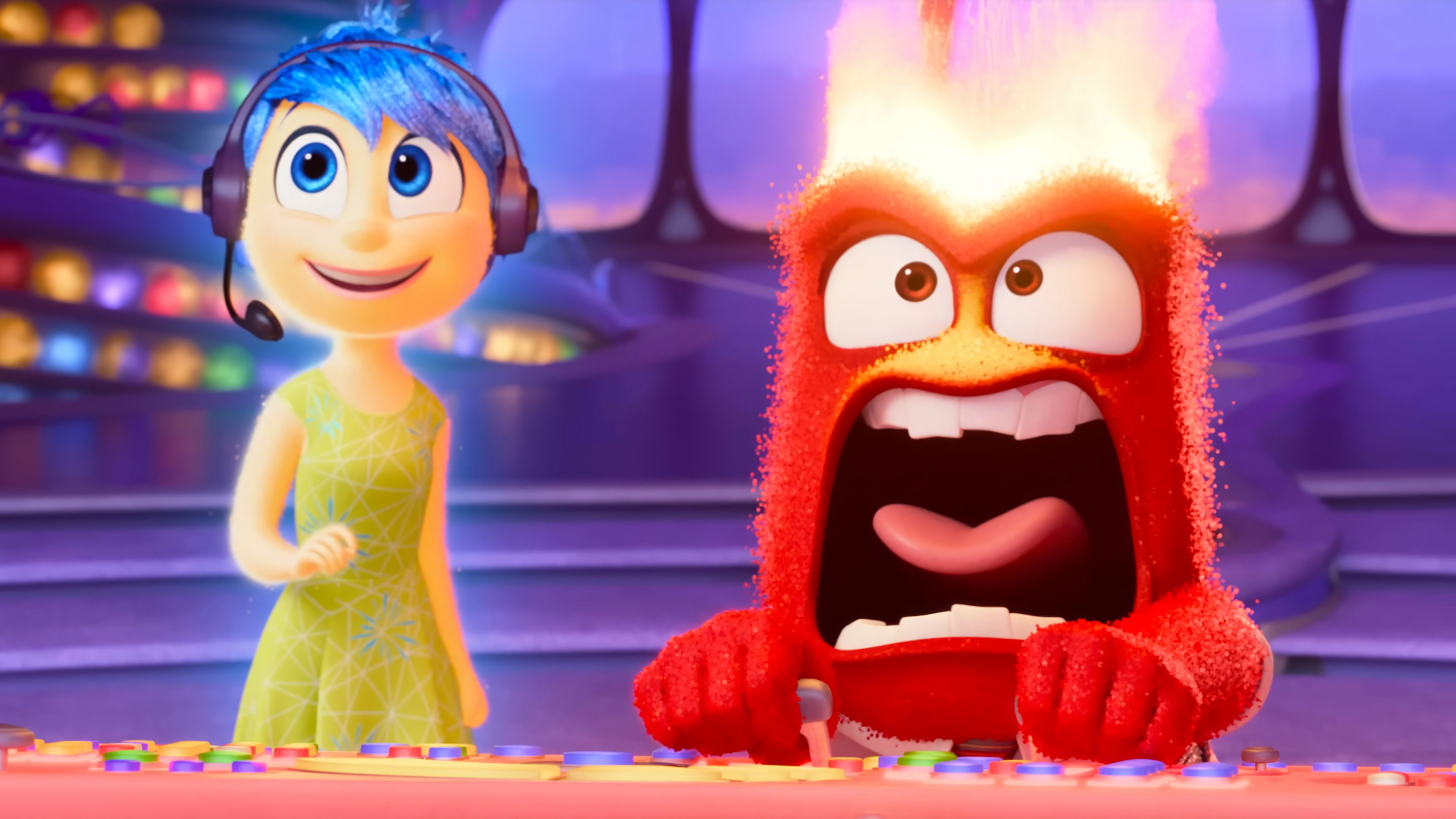 3840x2160 Inside Out 2 Anger Joy Wallpaper 4K HD PC o