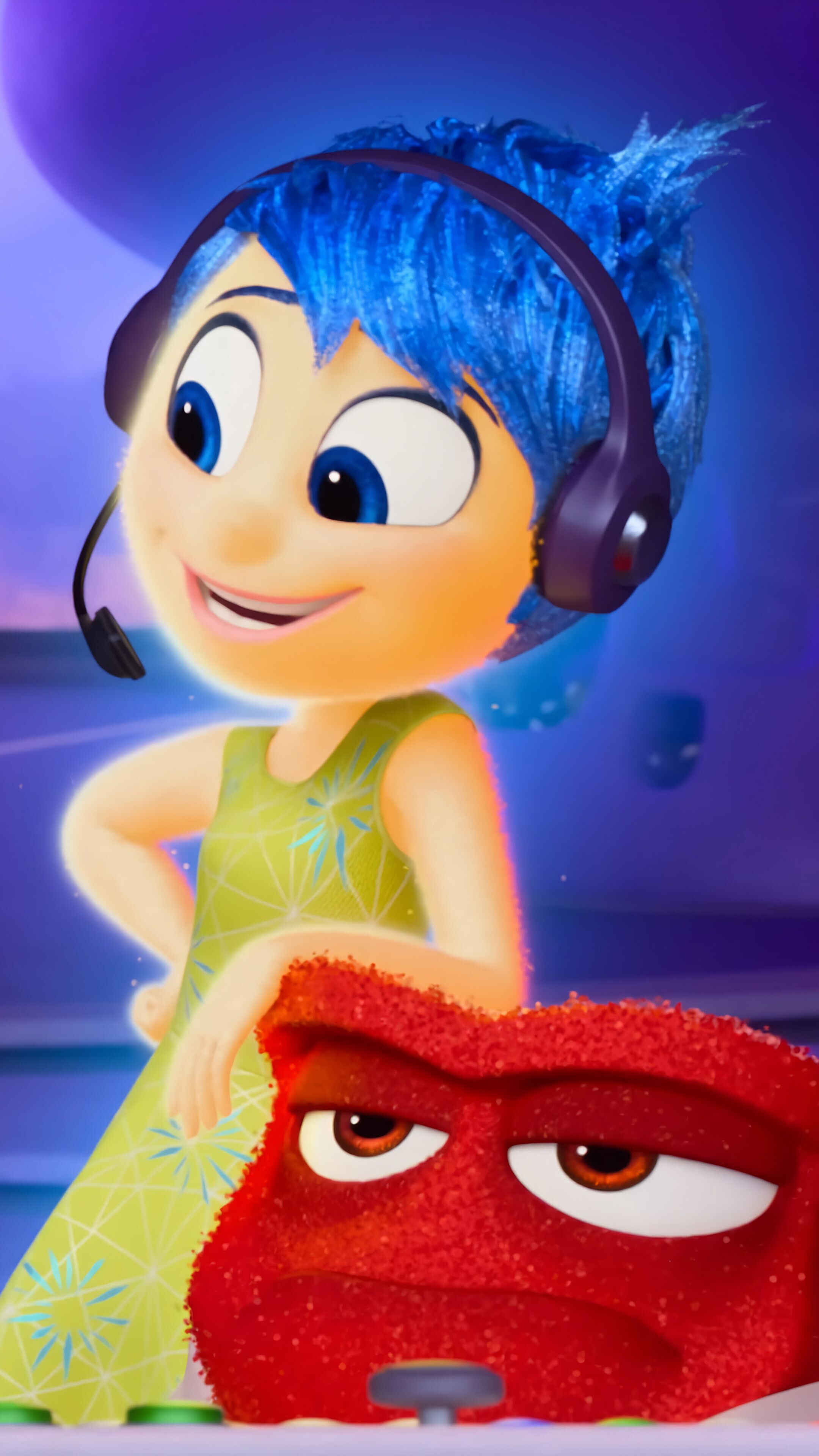 2160x3840 Inside Out 2 Disgust Fear Joy Anger 4K Wallpaper iPhone HD Phone o