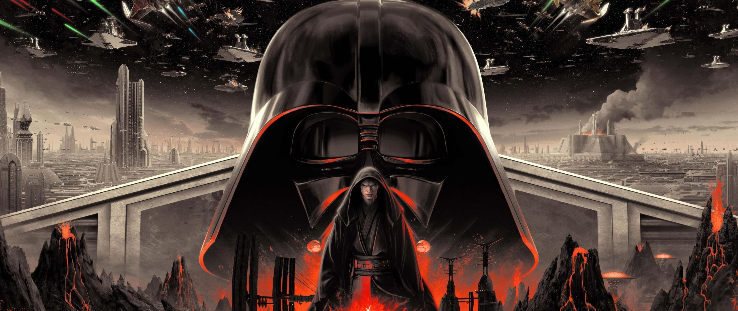 2560x1080 Star Wars: Episode III of the Sith Wallpaper 4K, 20th Anniversary, 5K