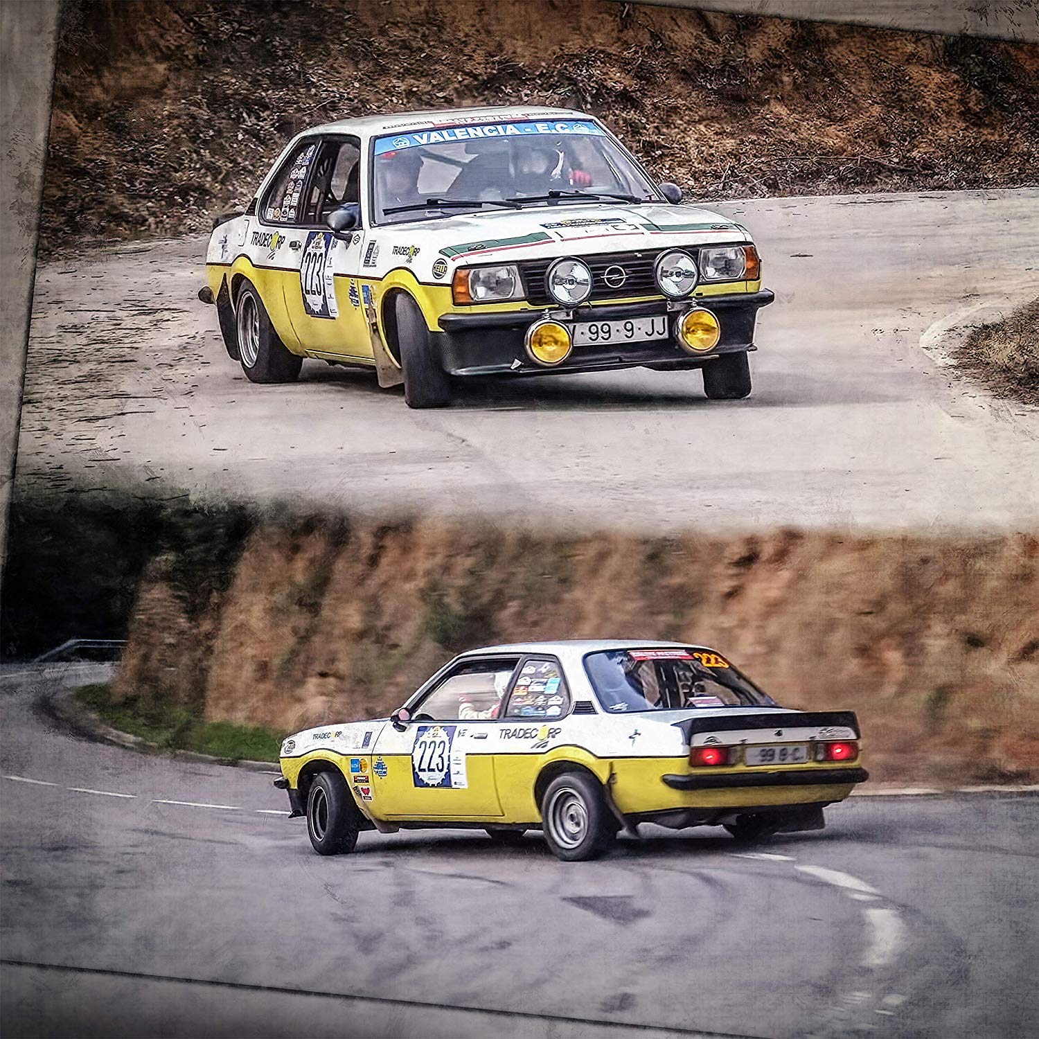 1500x1500 Art Print Picture Opel Ascona Rally Drift Override Four Cylinder Canvas Poster Wallpaper Mousepad Sticker Plate Sign (3 Pcs) 24 x 24 cm, Heavy Duty Outdoor Stickers) : Amazon.de: Home & Kitchen