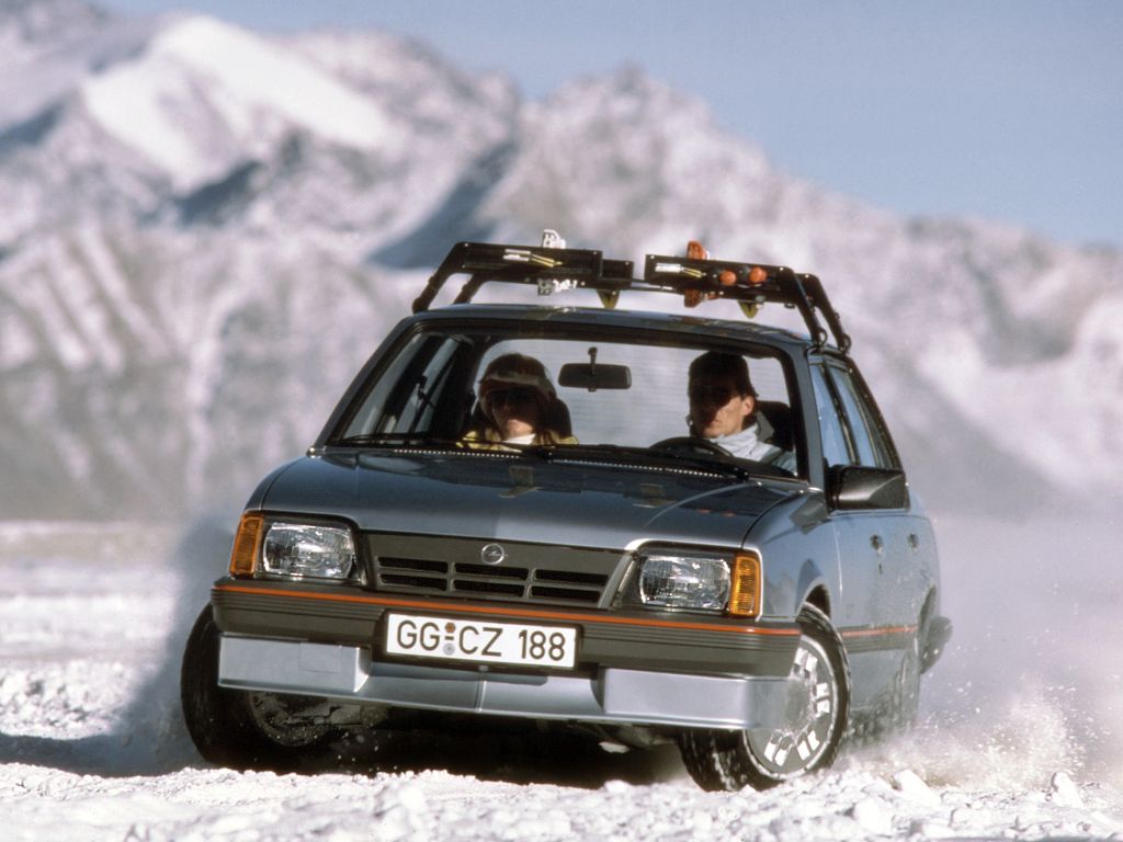 1024x768 Opel Ascona GT snow
