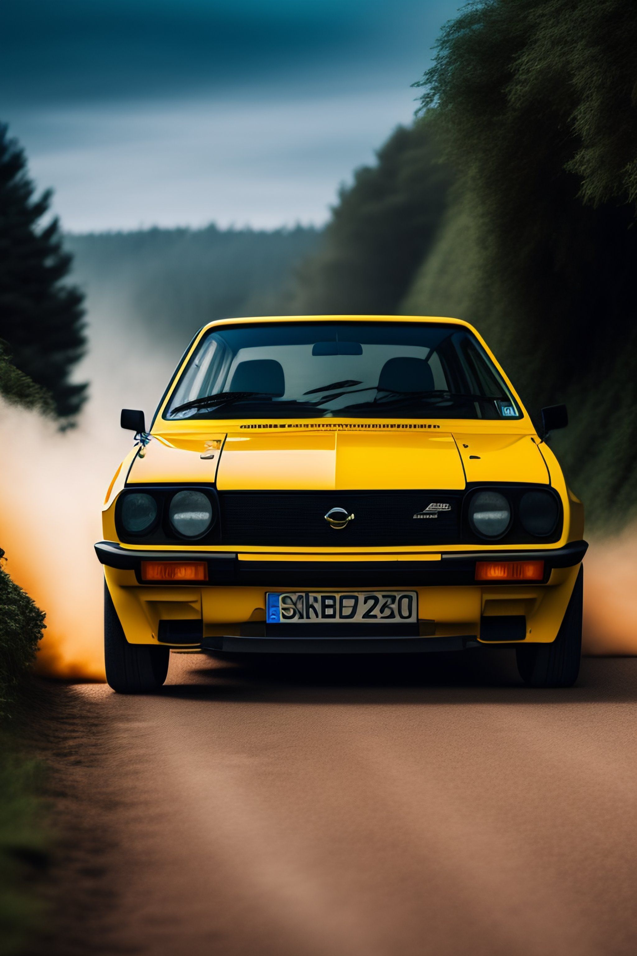 2048x3072 Lexica Ascona B I200 hard driven around the corner