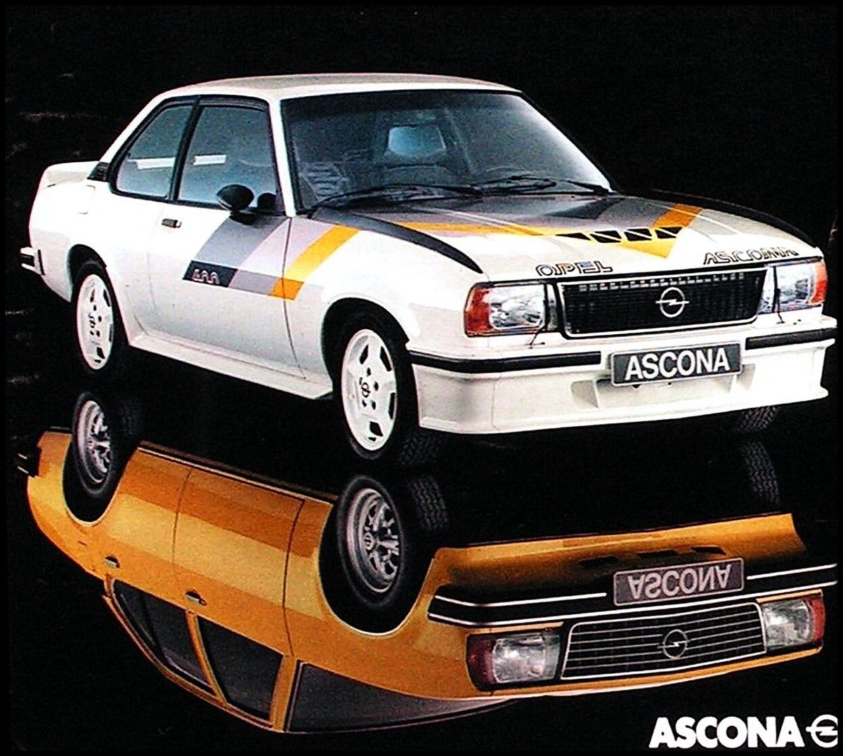 1200x1077 Opel Ascona 400 originale Werbung aus Ascona B