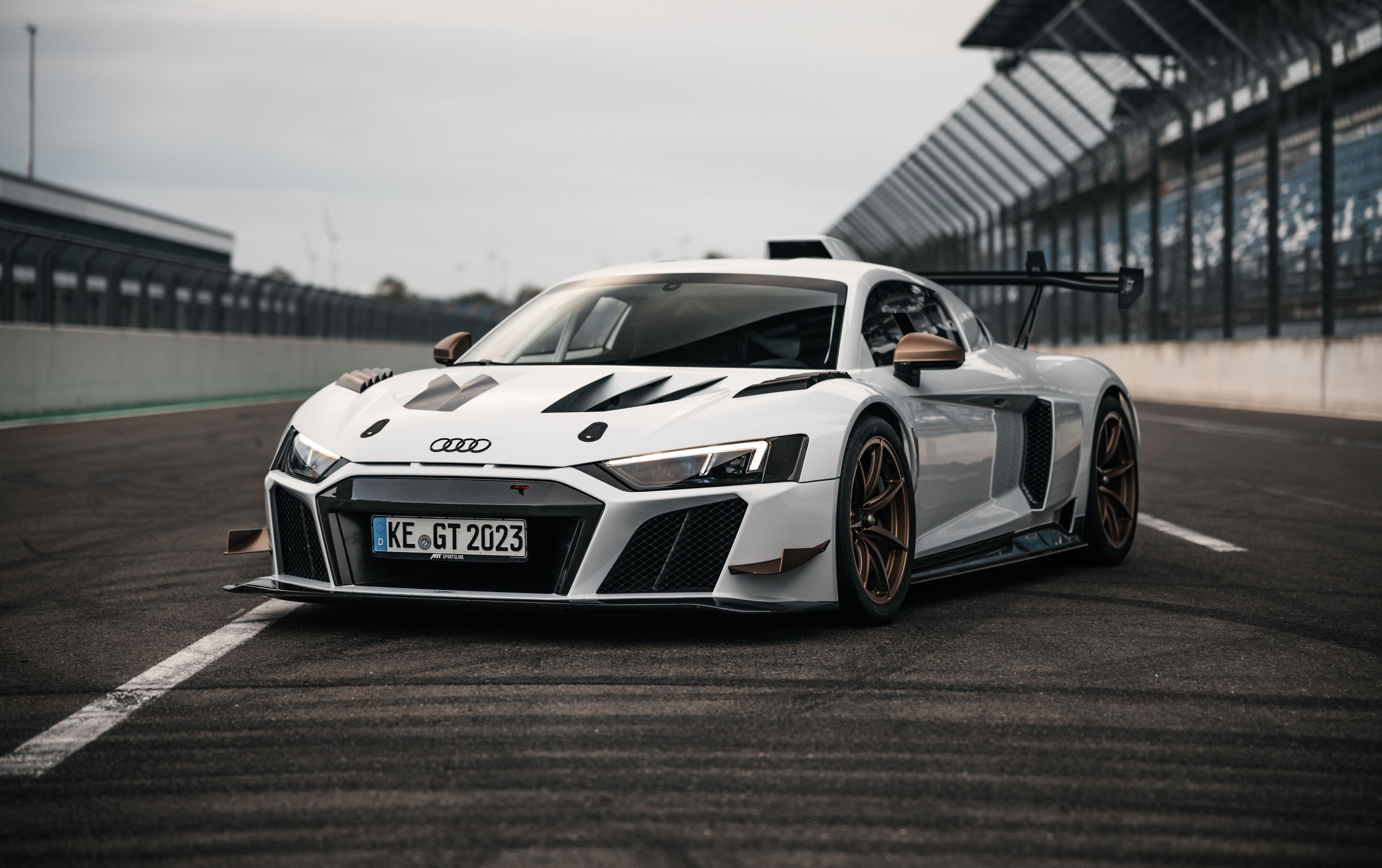 5812x3652 Audi R8 LMS GT2 Wallpaper 4K, Custom tuning, 5K, Race track
