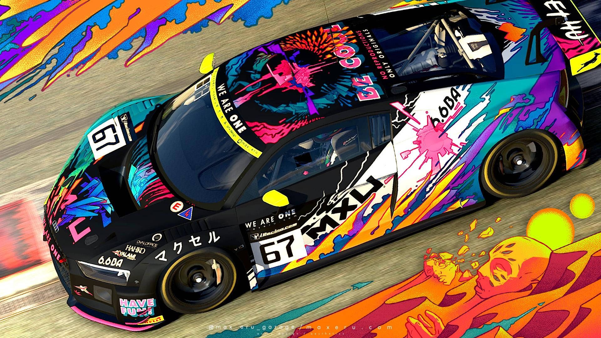 1920x1080 Download Colorful Audi R8 LMS Wallpaper